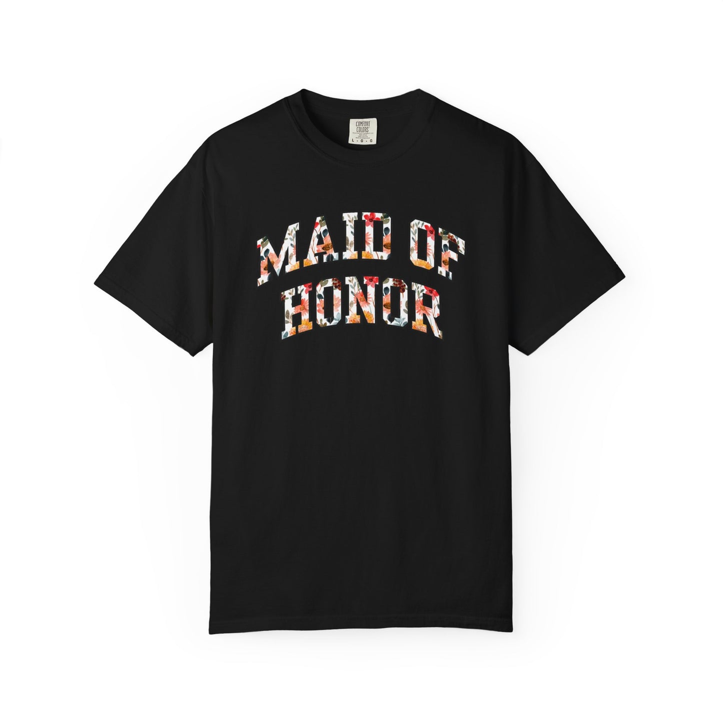 Floral Maid of Honor Shirt