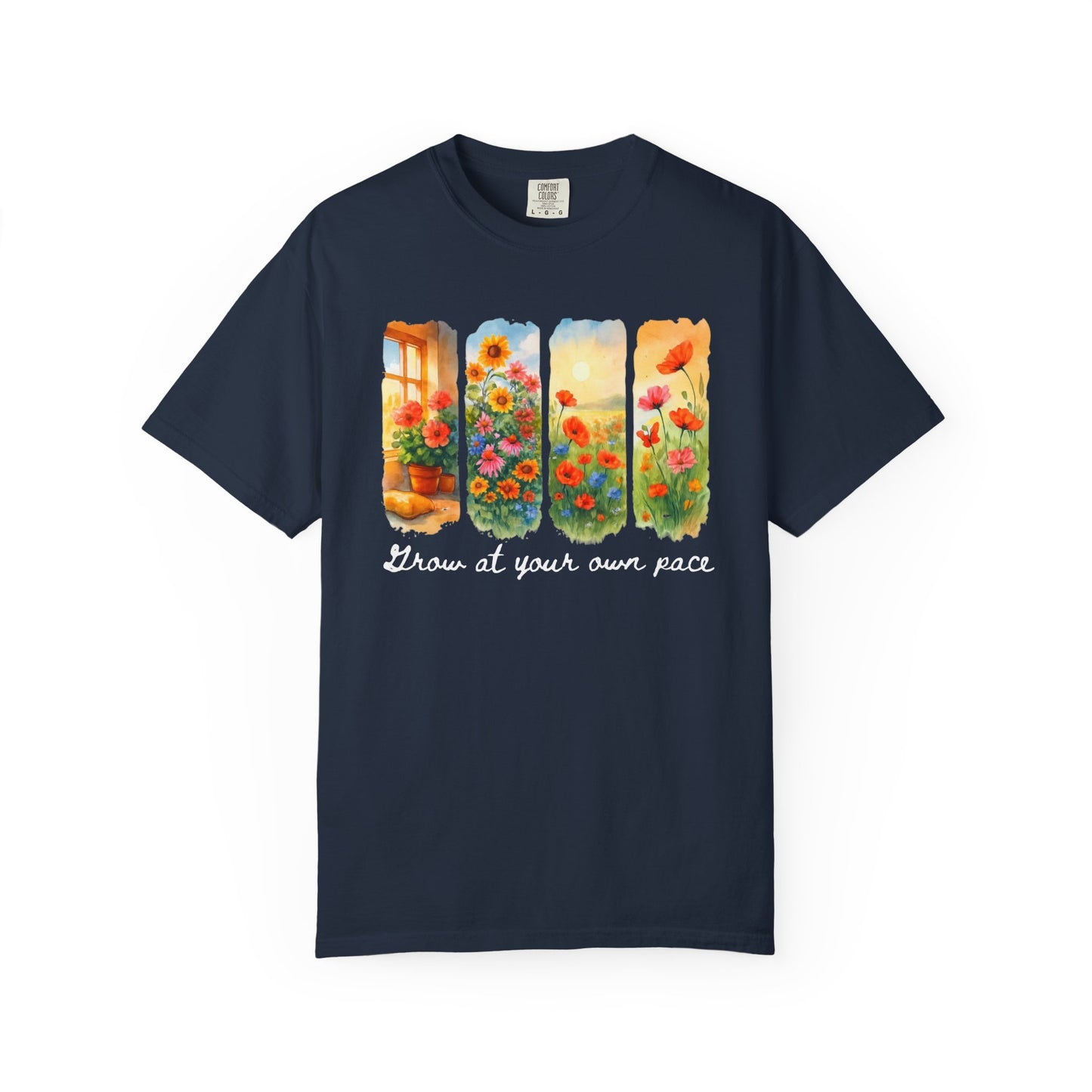 Floral Grow At Your Own Pace Shirt