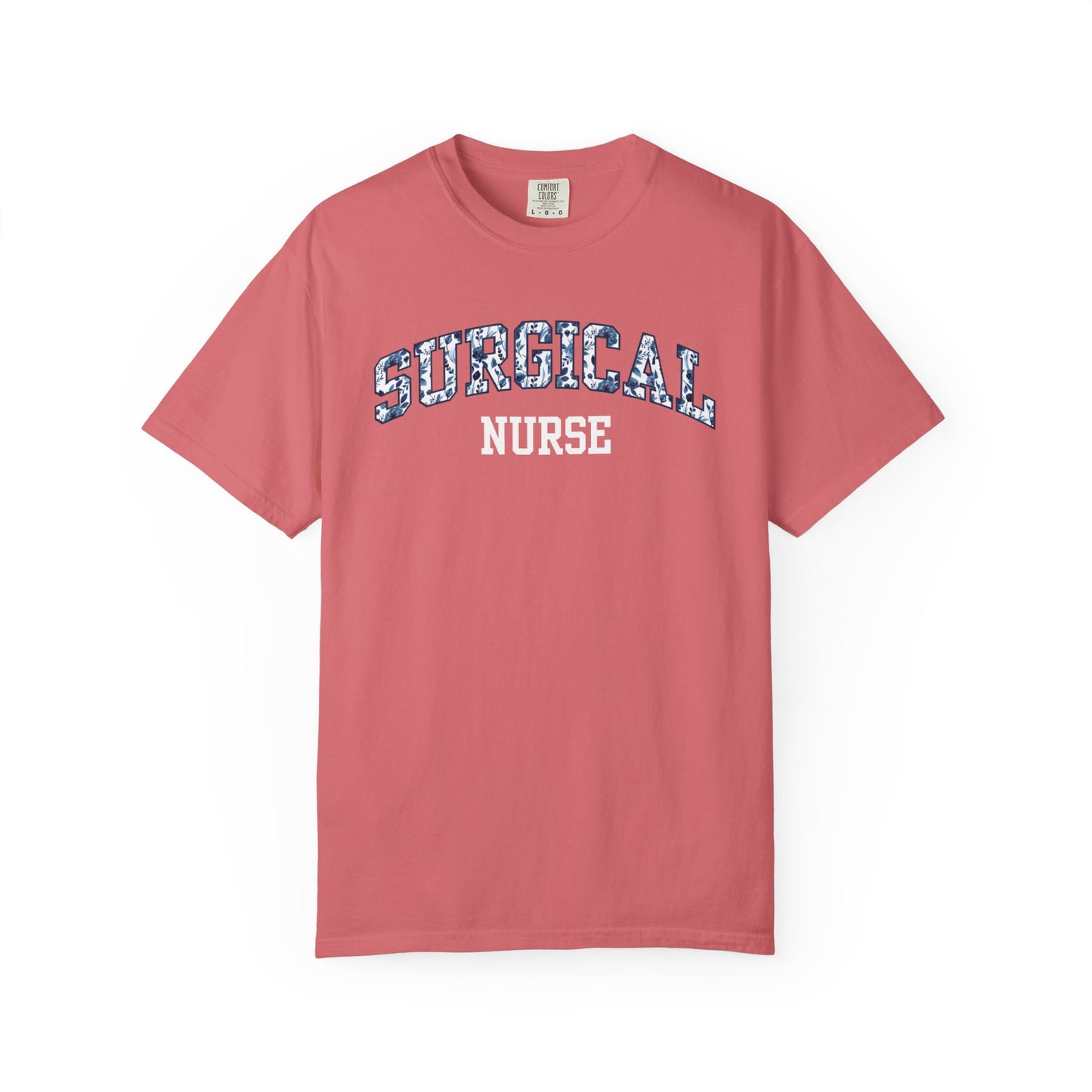 Floral Surgical Nurse Shirt