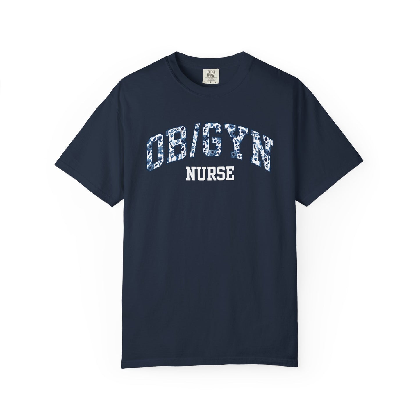Floral OB/GYN Nurse Shirt