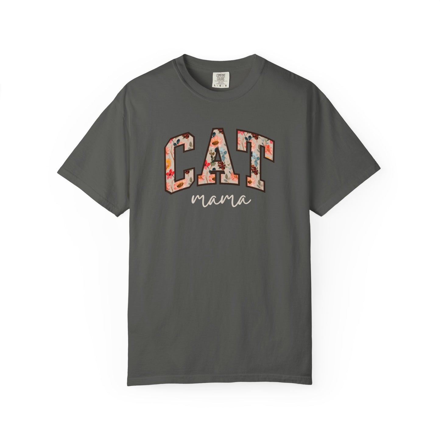 Floral Cat Mama Shirt