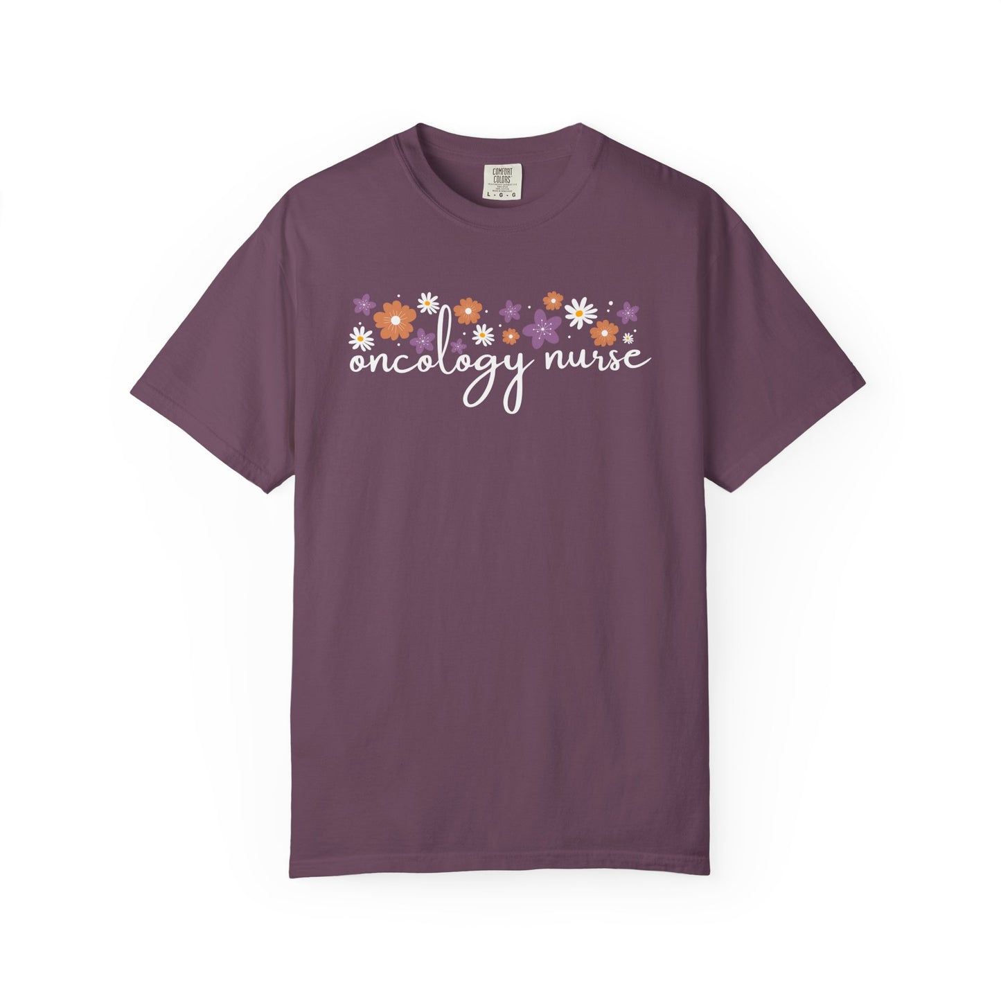 Floral Oncology Nurse Shirt