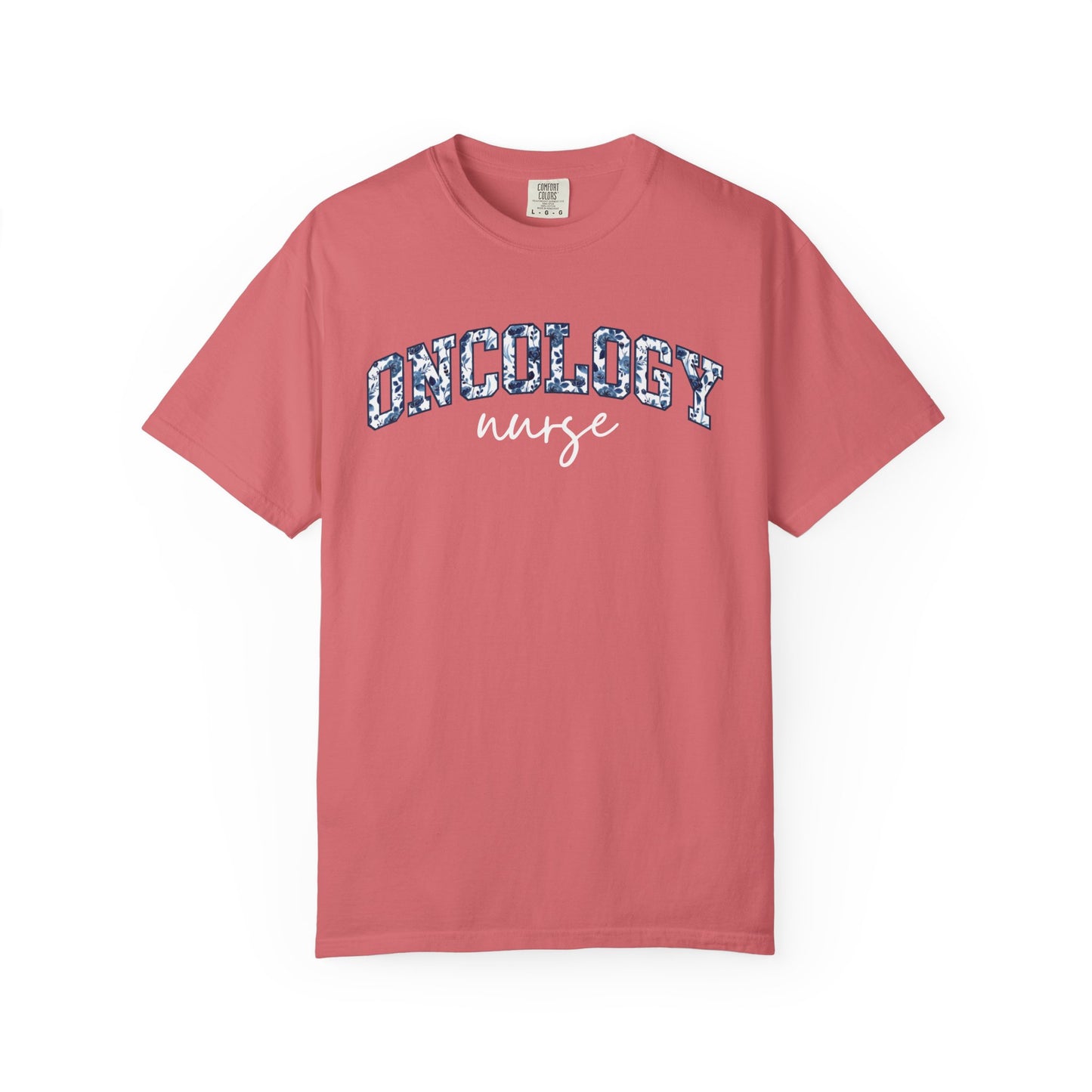 Floral Oncology Nurse Shirt