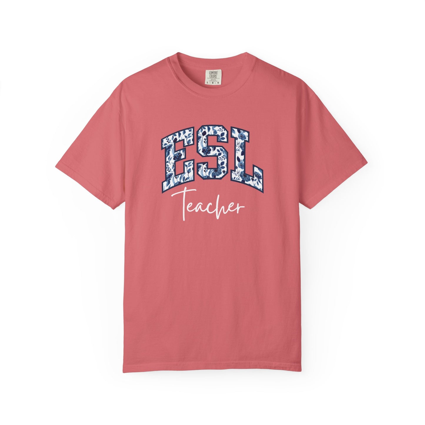 Floral ESL Teacher Shirt