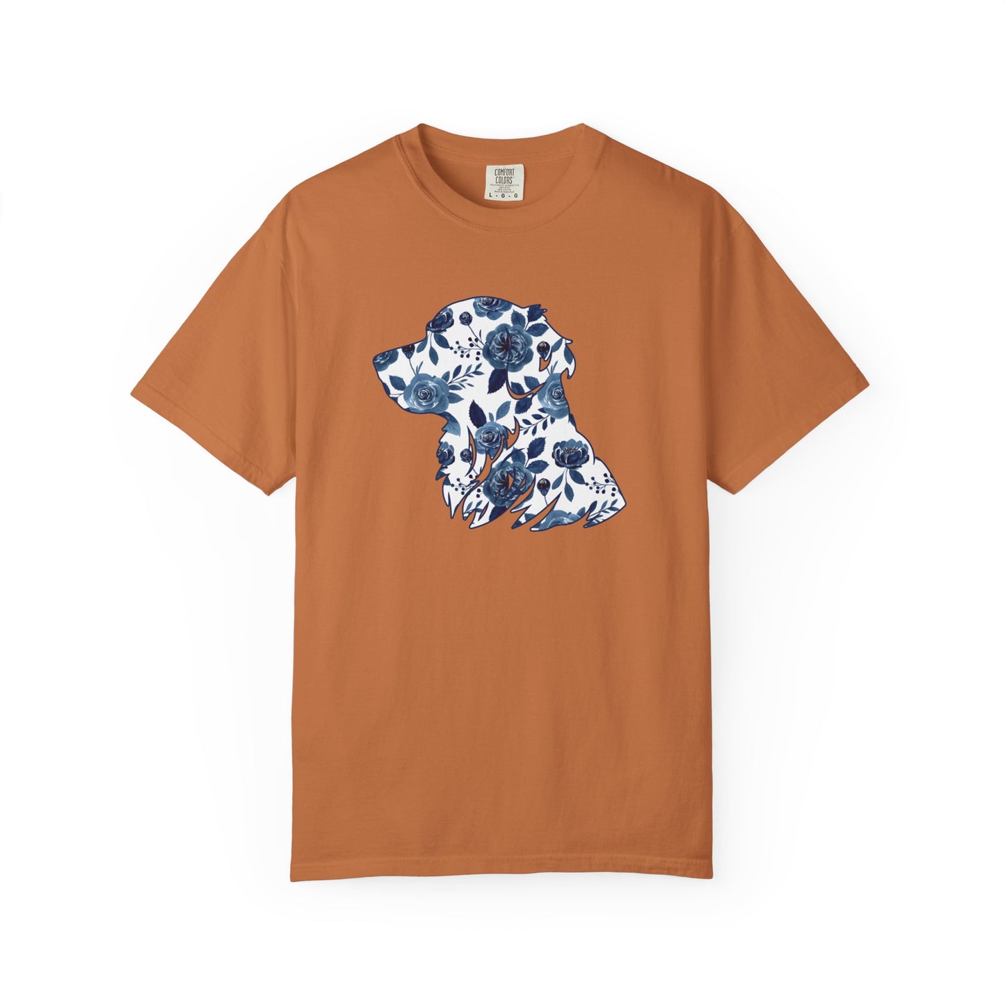 Floral Golden Retriever Shirt