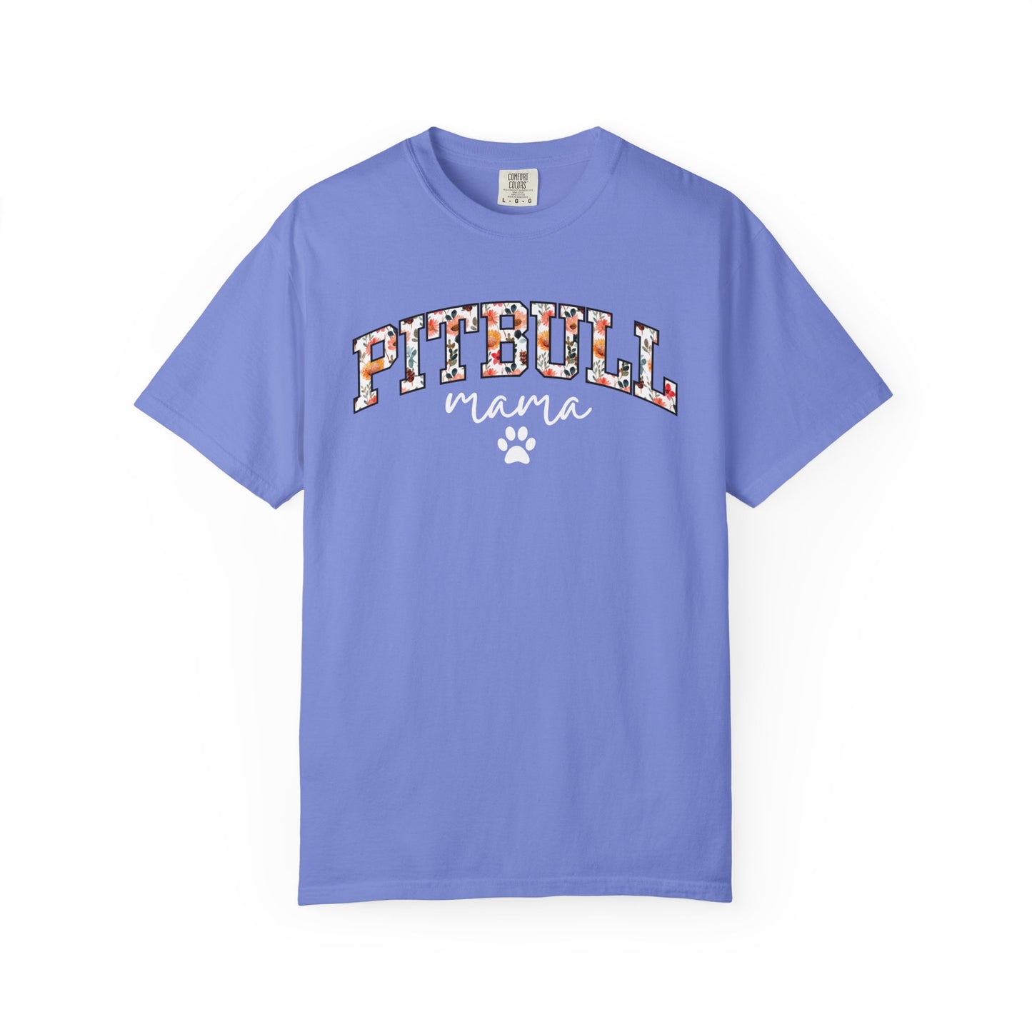 Floral Pitbull Mama Shirt