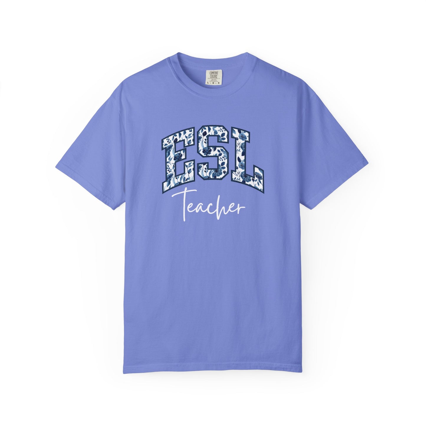Floral ESL Teacher Shirt