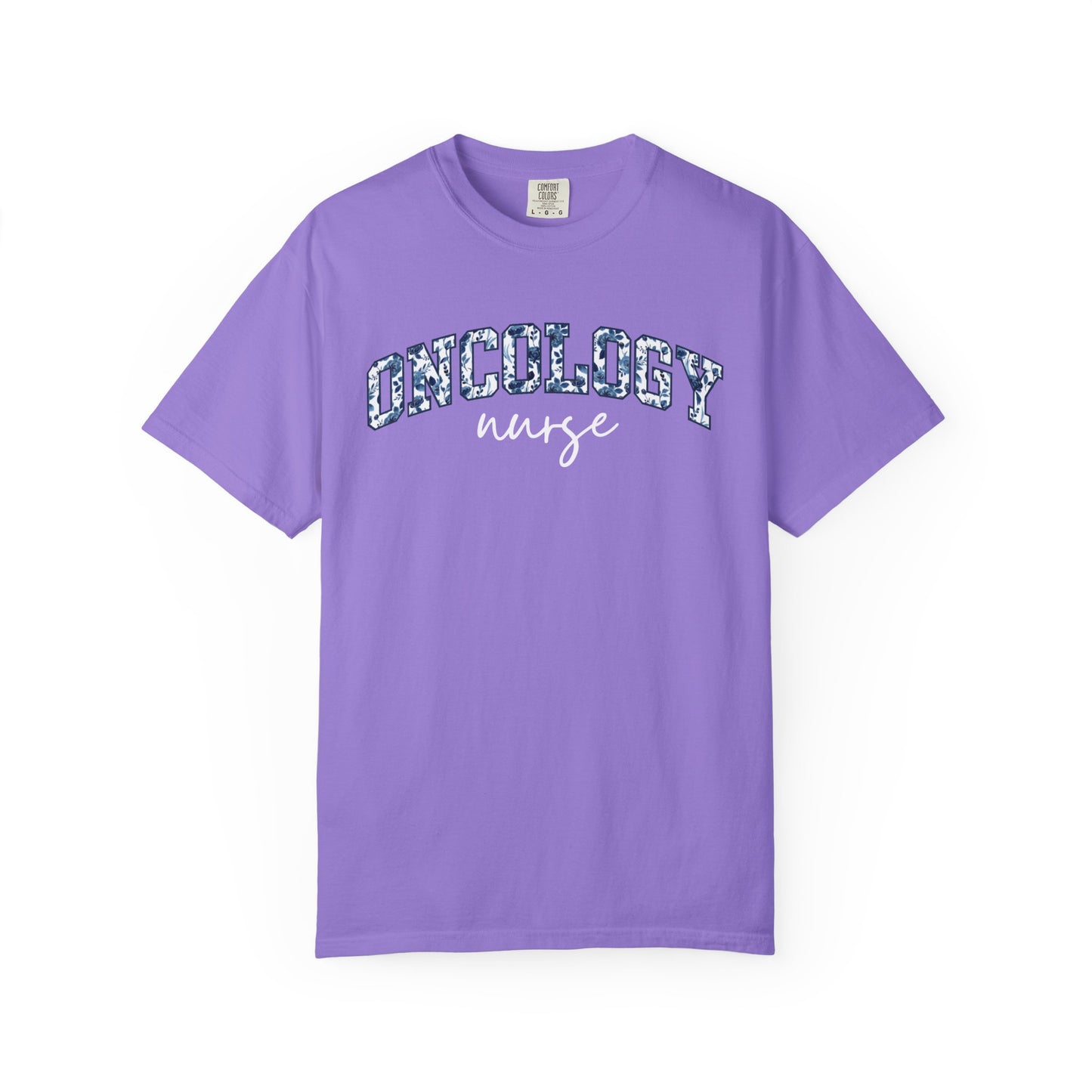 Floral Oncology Nurse Shirt