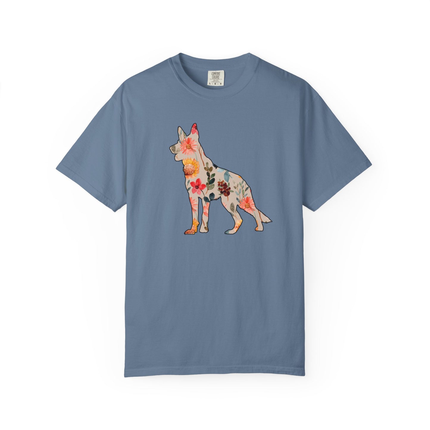 Floral German Shepherd Shirt