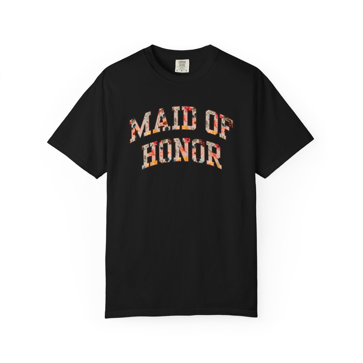 Floral Maid of Honor Shirt