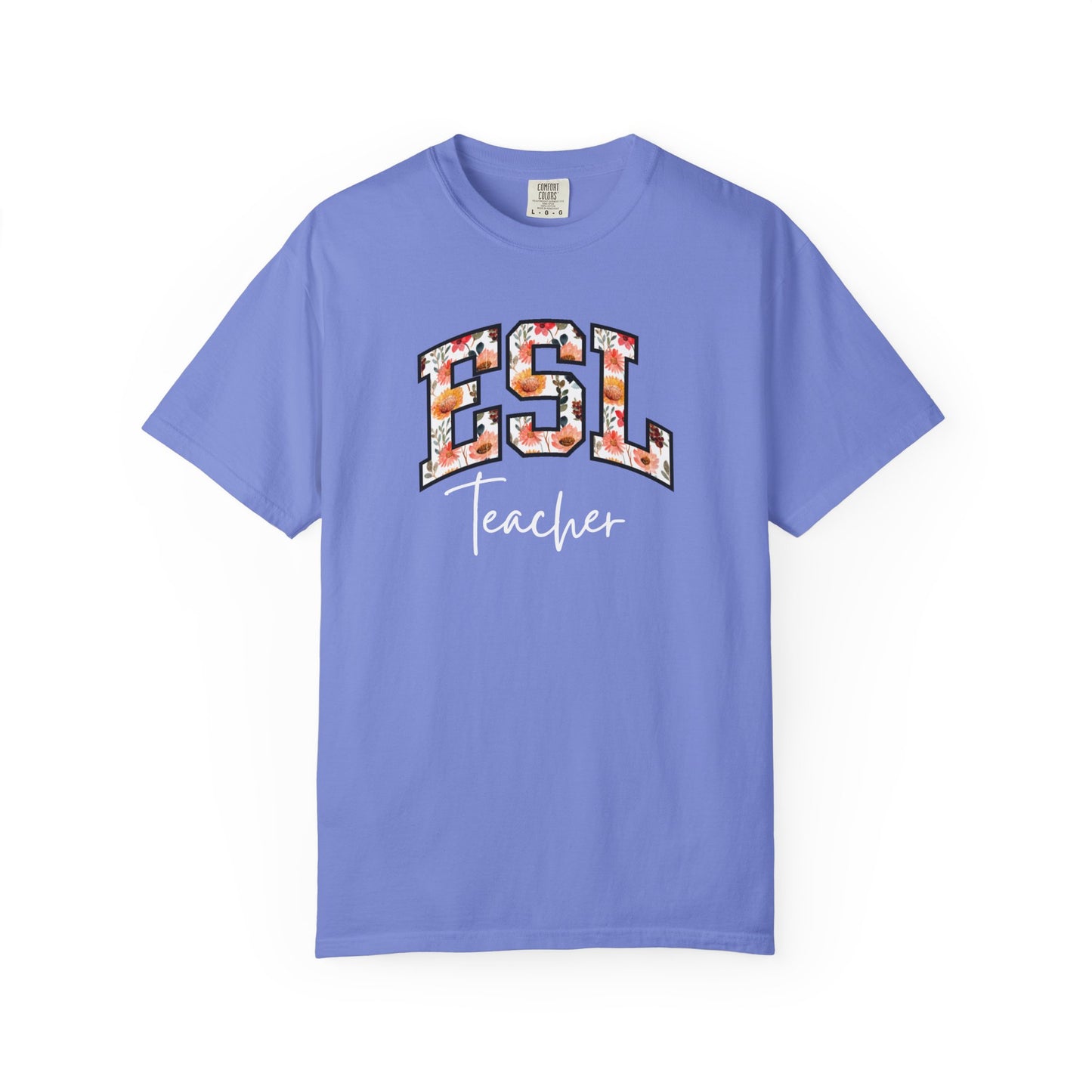 Floral ESL Teacher Shirt