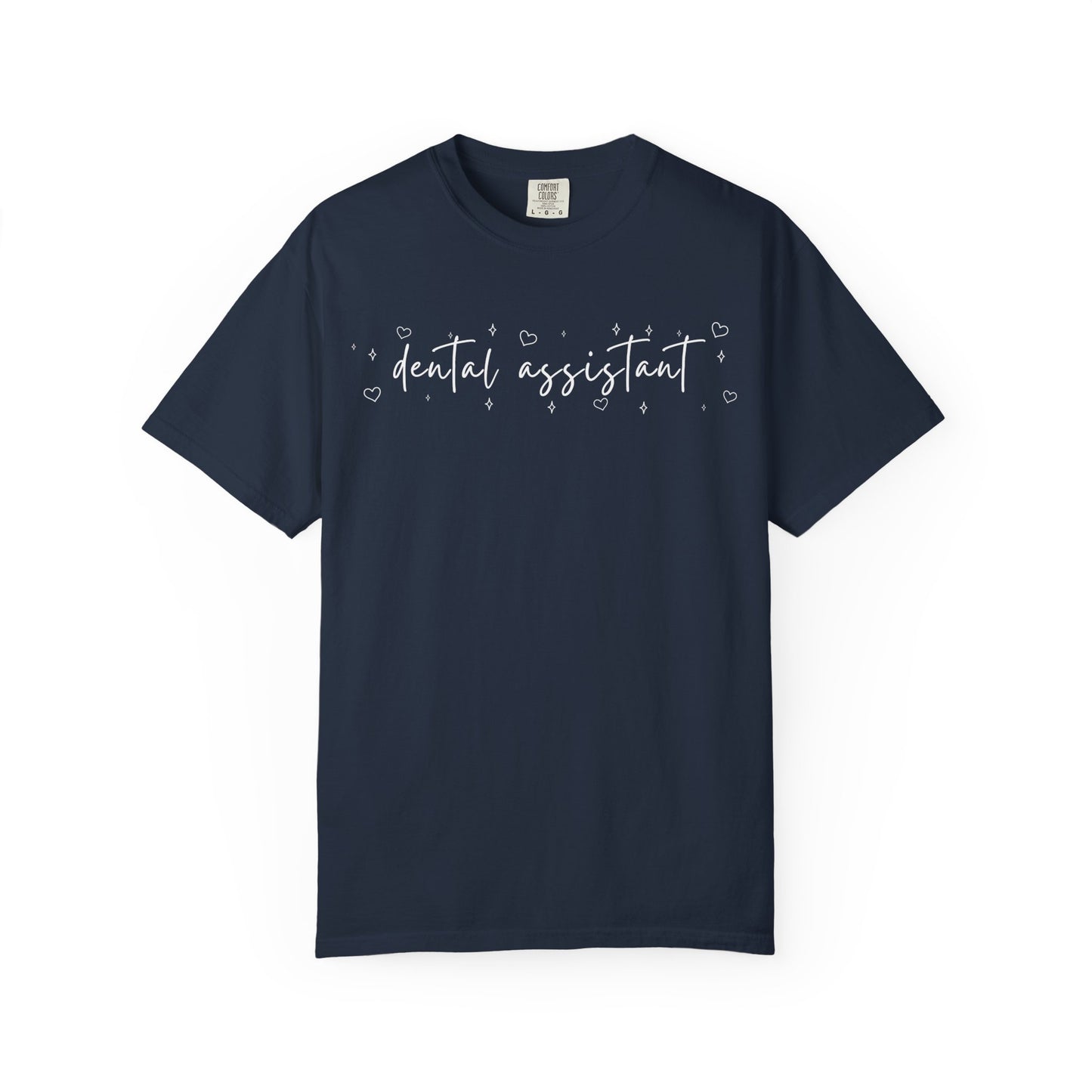 Dental Assistant Heart Sparkle Shirt