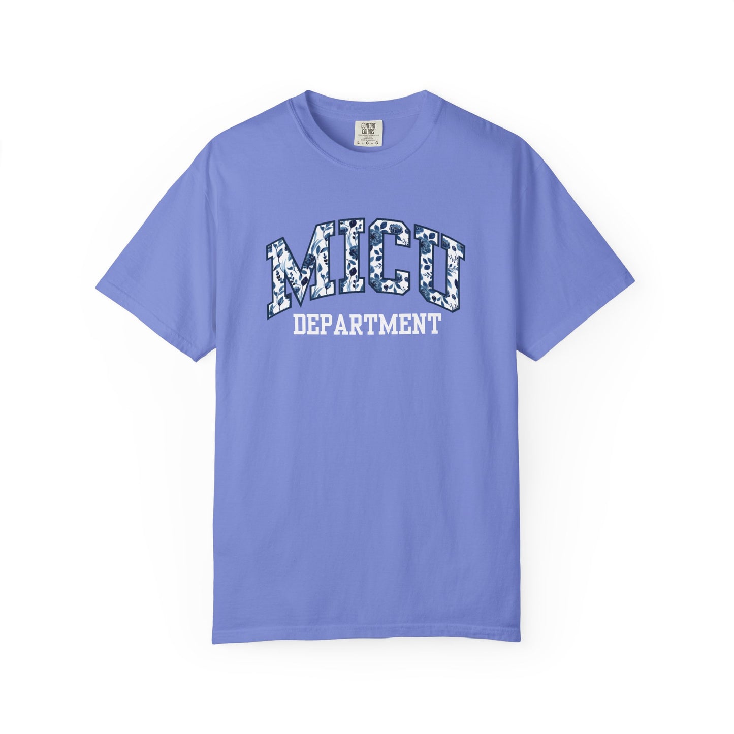 Floral MICU Department Shirt