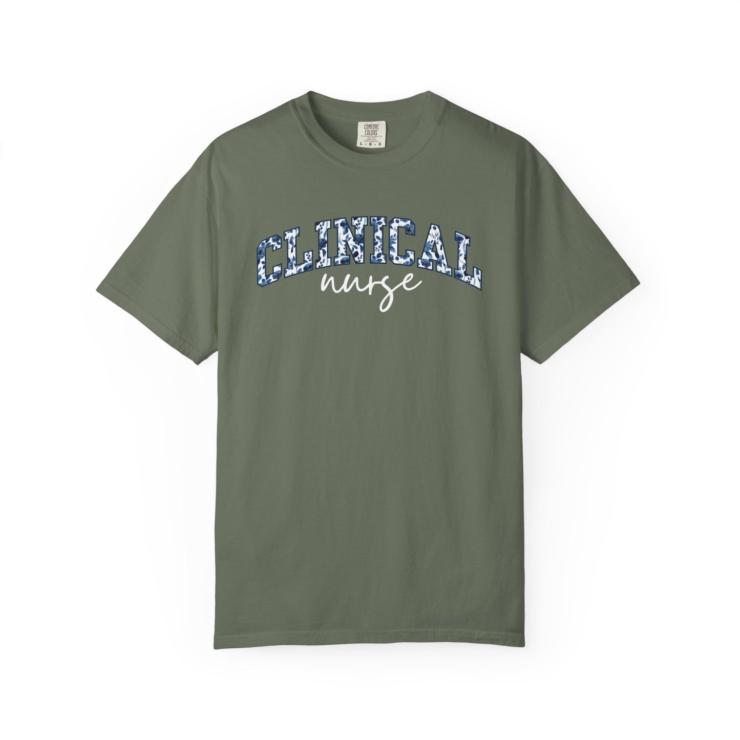 Floral Clinical Nurse Shirt