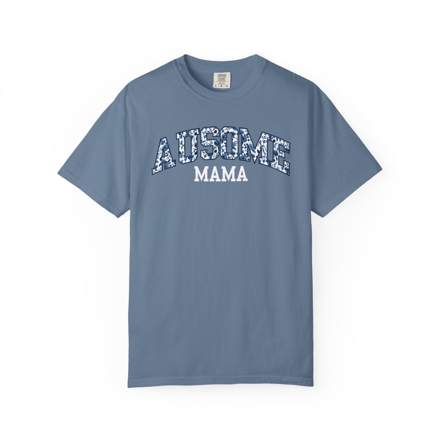 Floral Ausome Mama Autism Shirt