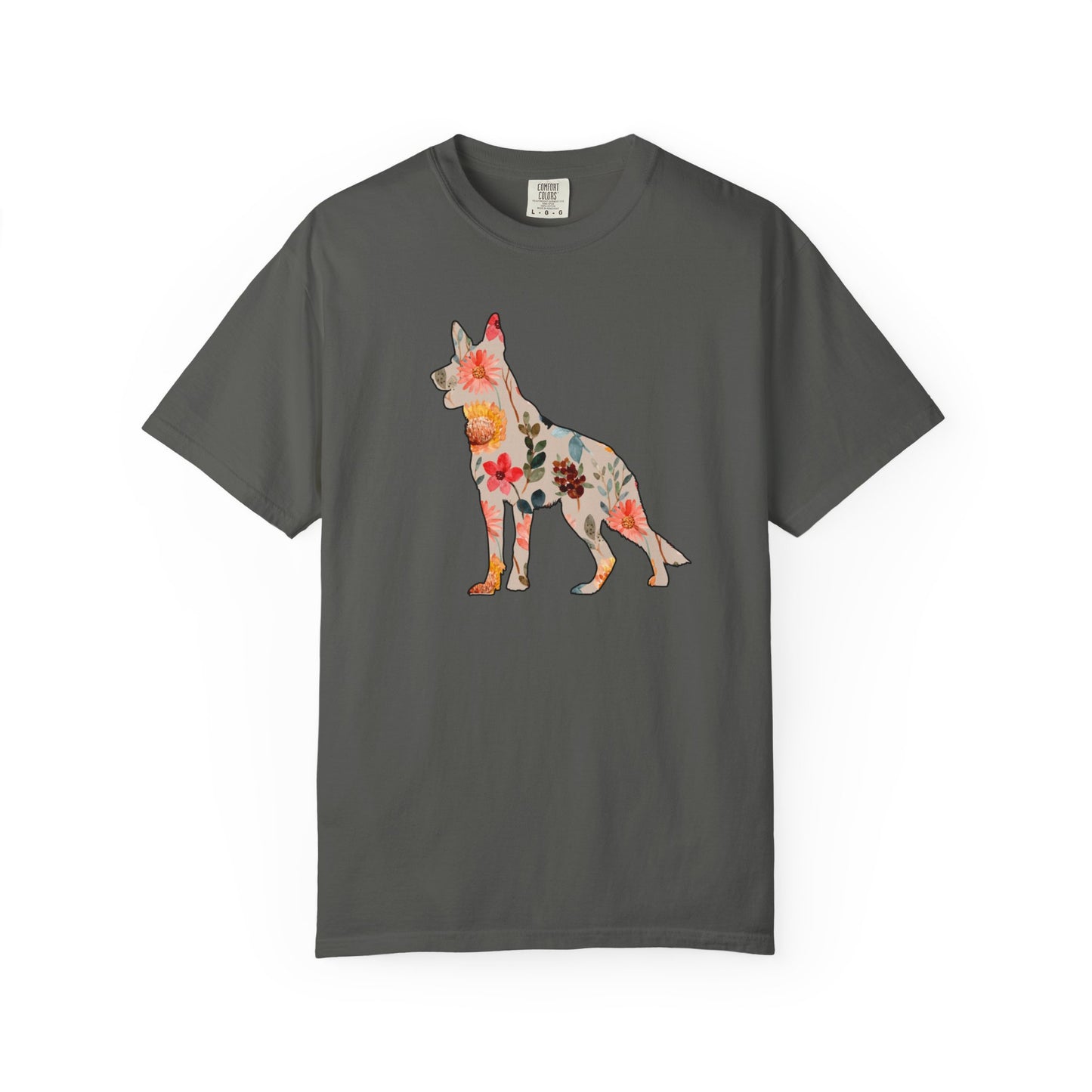 Floral German Shepherd Shirt