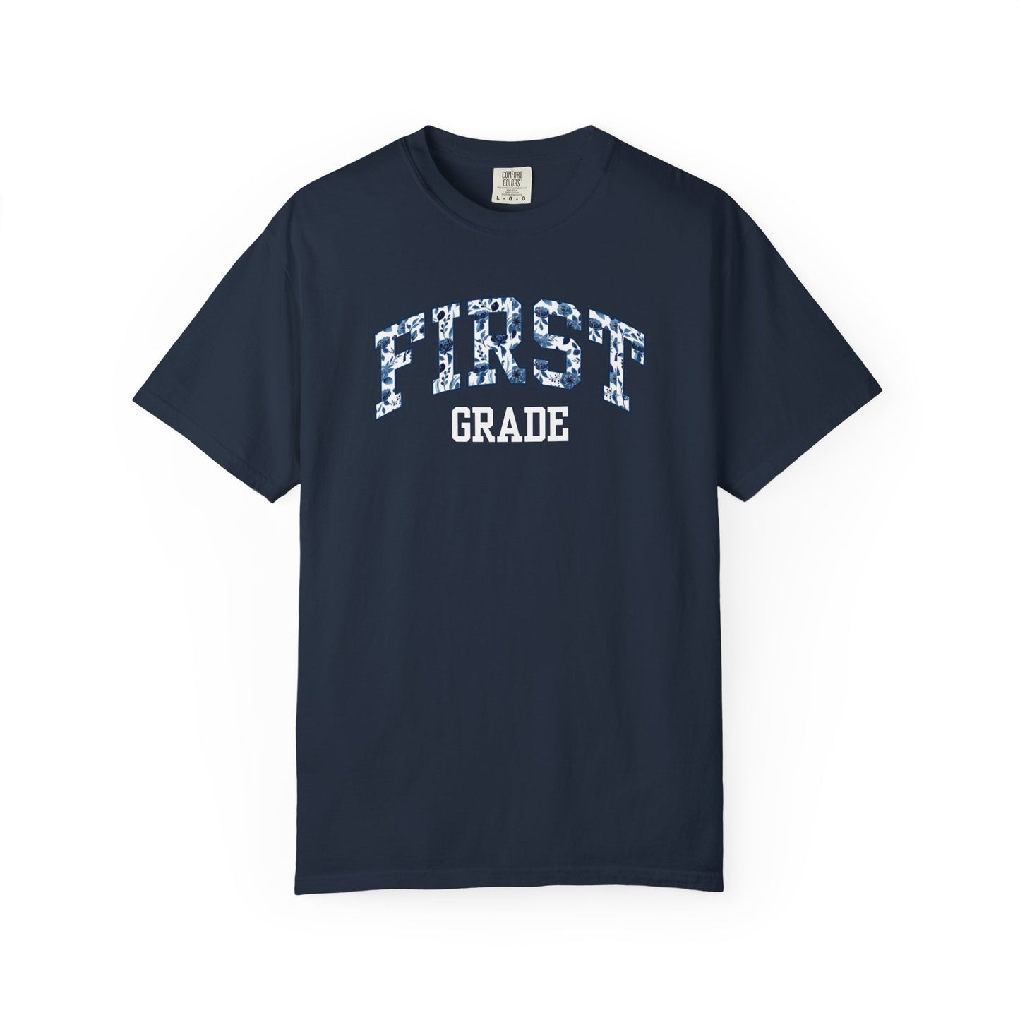 Floral First Grade Teacher Shirt