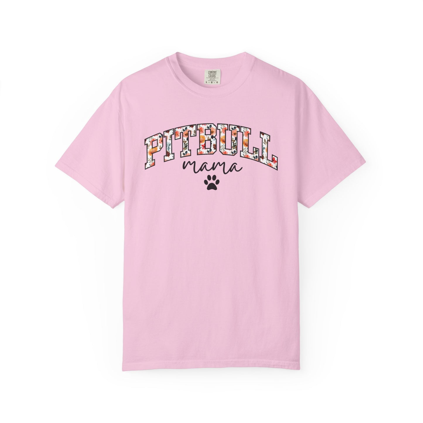 Floral Pitbull Mama Shirt