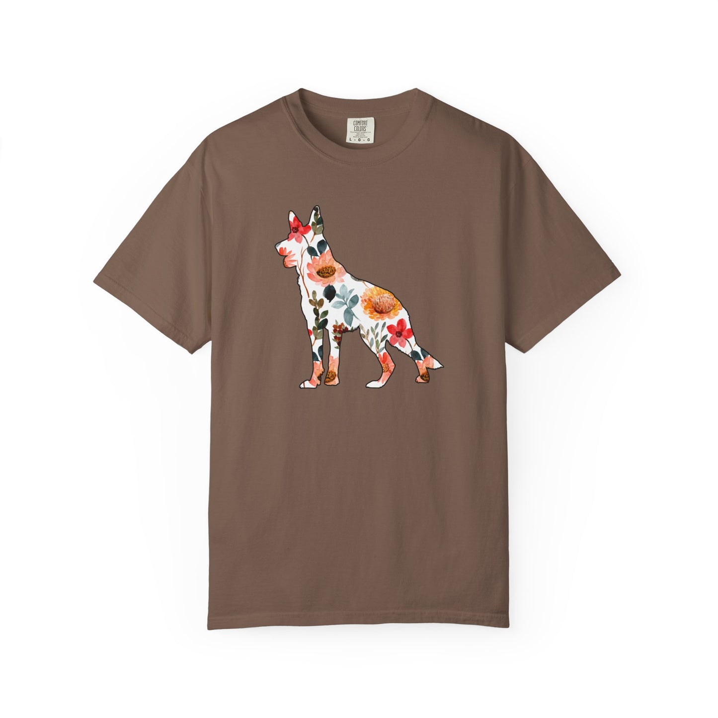 Floral German Shepherd Shirt