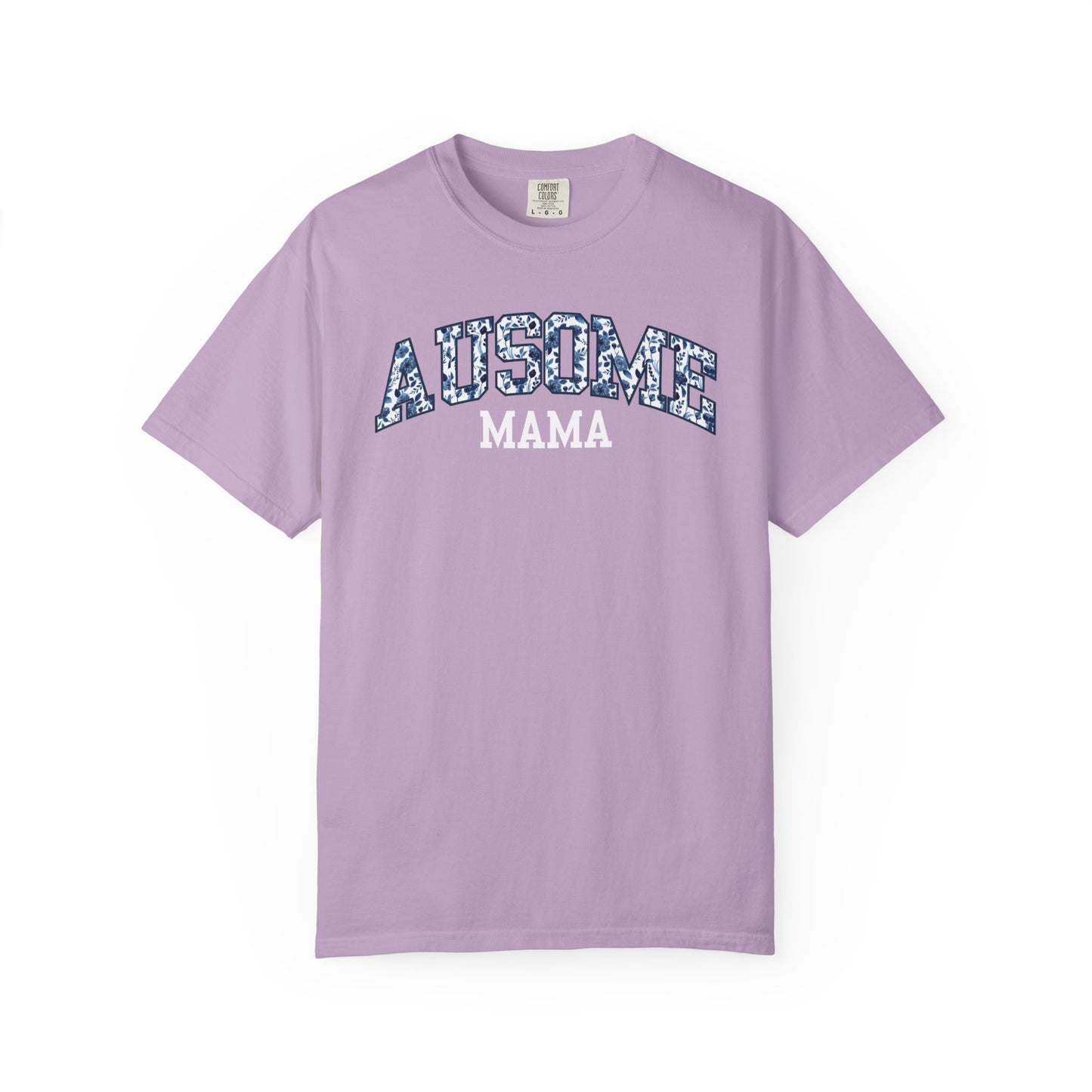 Floral Ausome Mama Autism Shirt