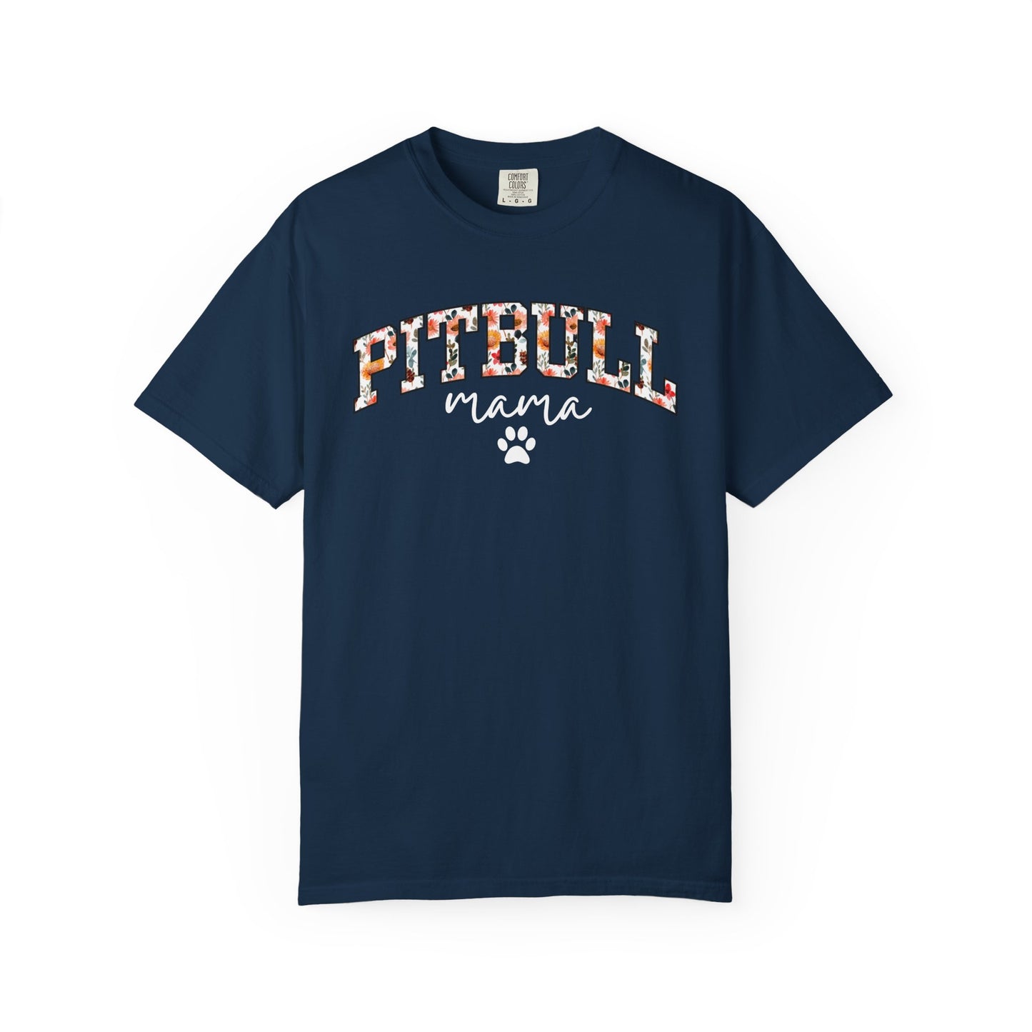 Floral Pitbull Mama Shirt