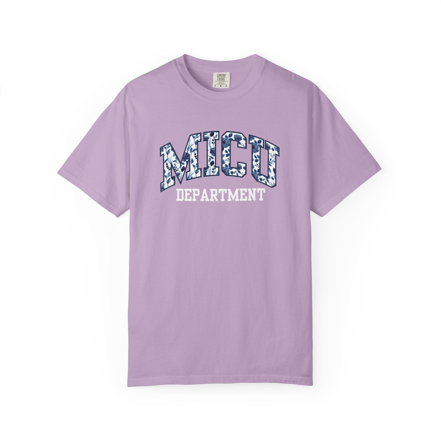 Floral MICU Department Shirt
