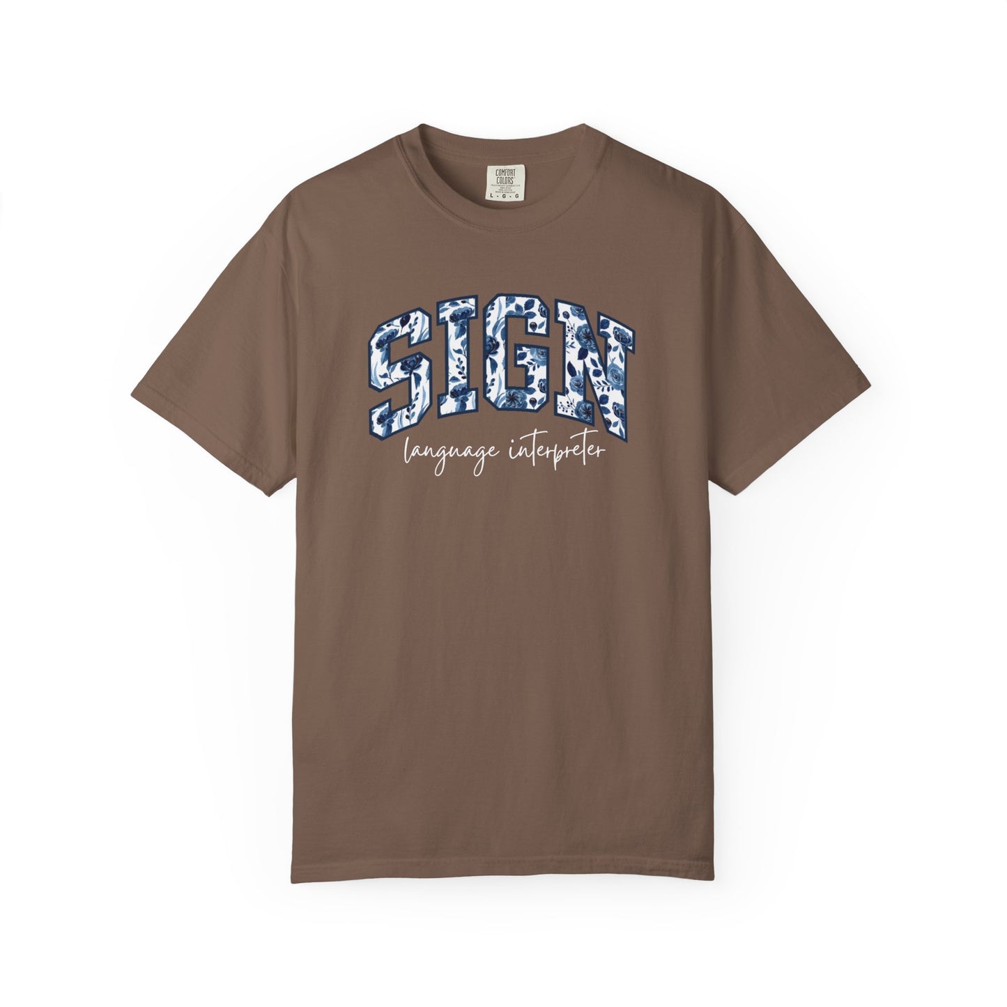 Floral Sign Language Interpreter Shirt