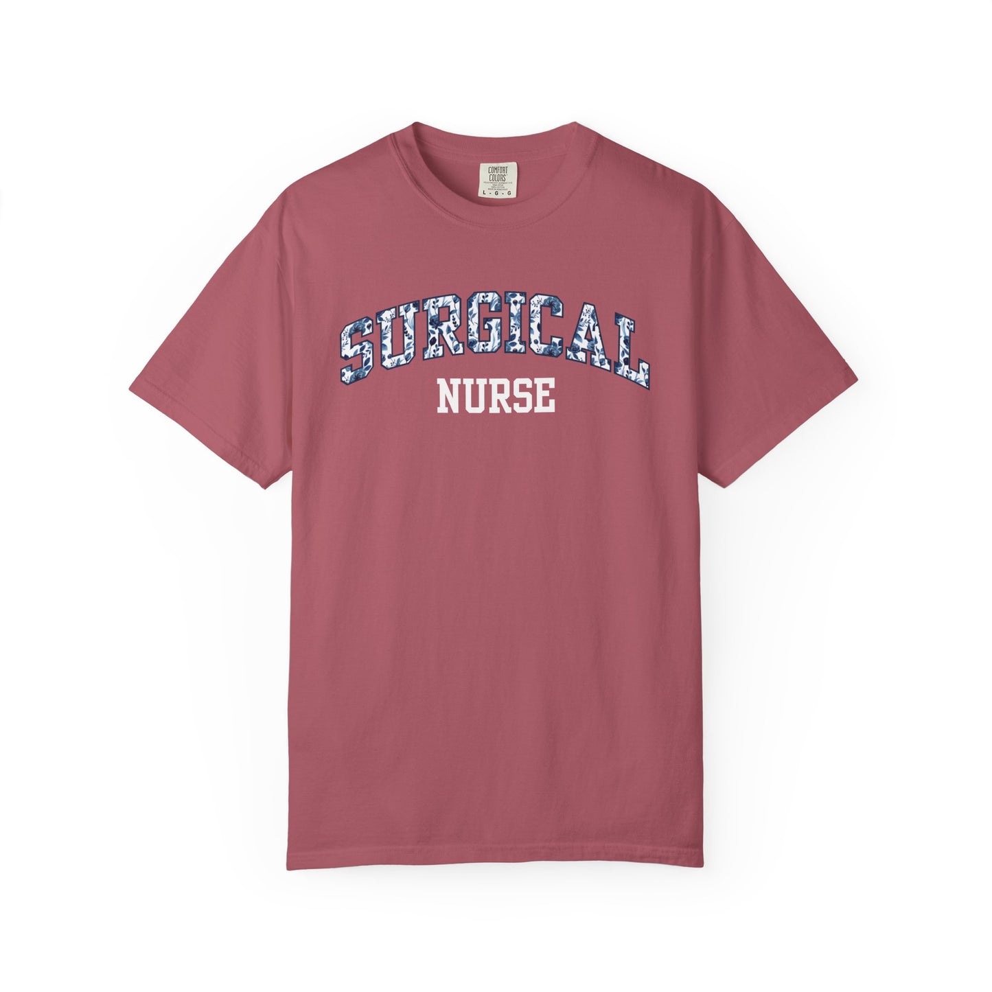 Floral Surgical Nurse Shirt