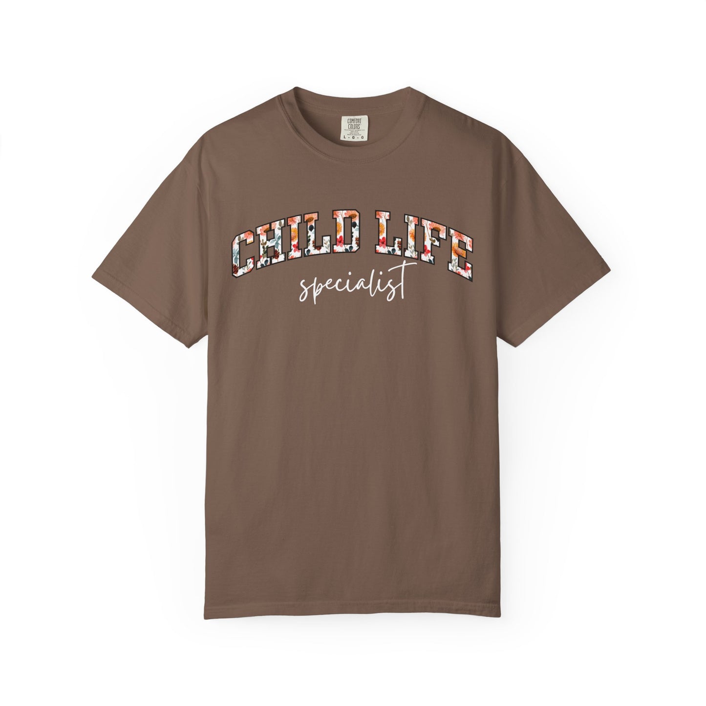 Floral Child Life Specialist Shirt