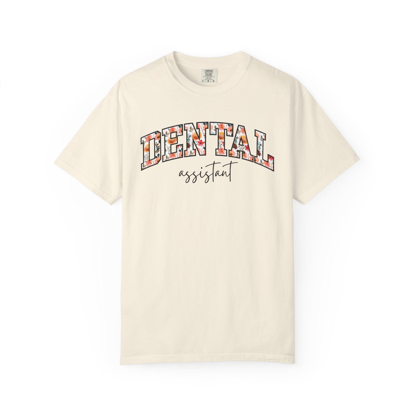 Floral Dental Assistant Shirt