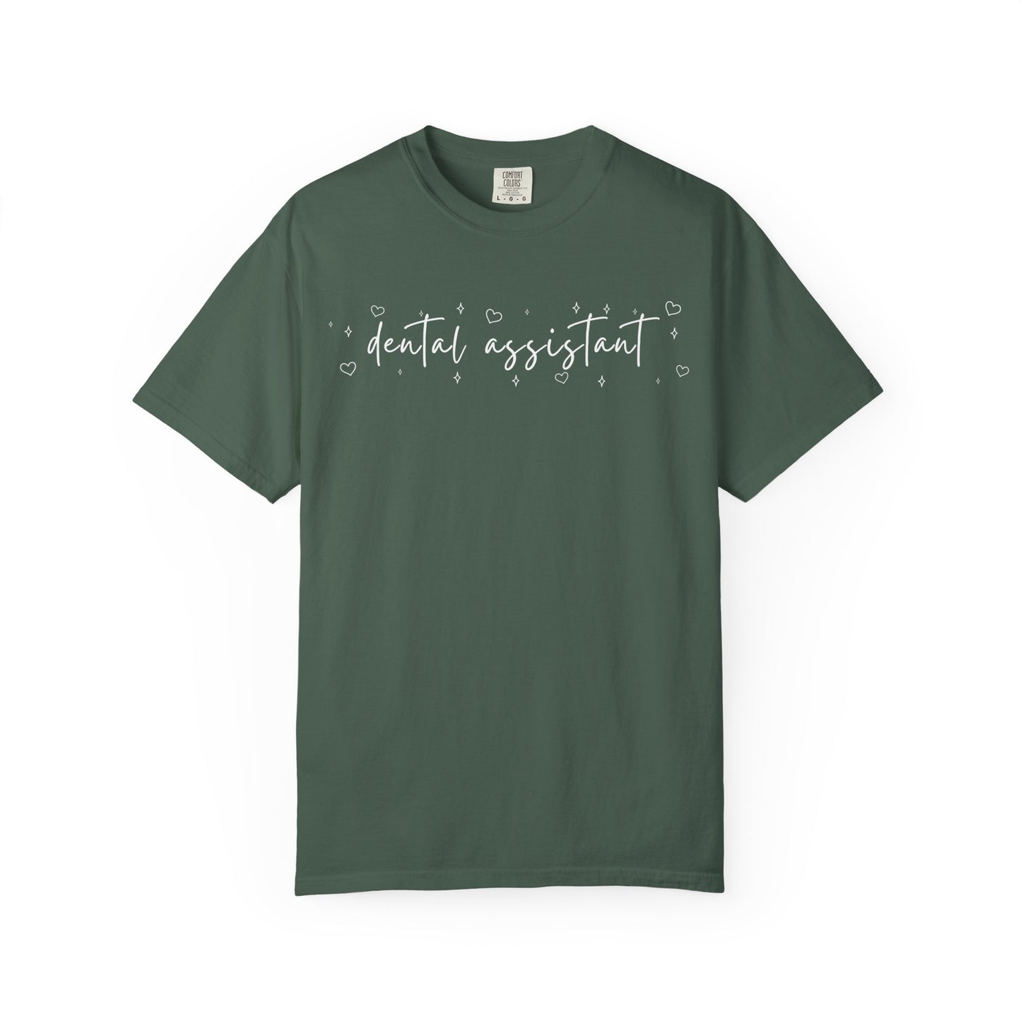 Dental Assistant Heart Sparkle Shirt