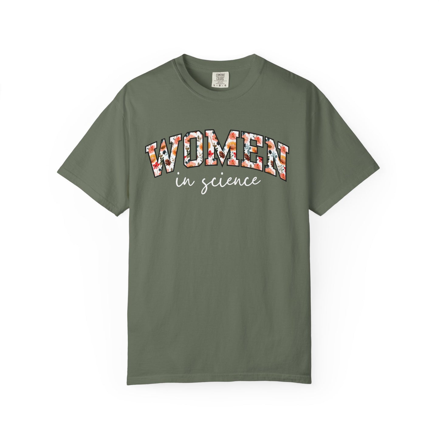 Floral Women In Science Shirt