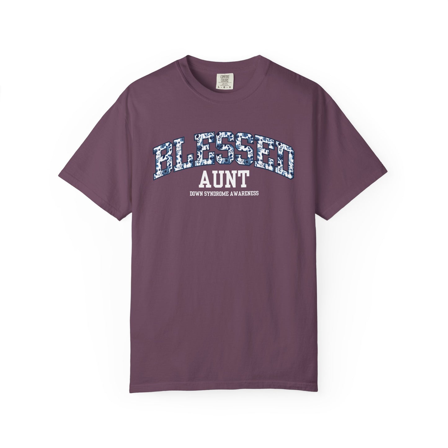 Floral Blessed Aunt Down Syndrome Shirt