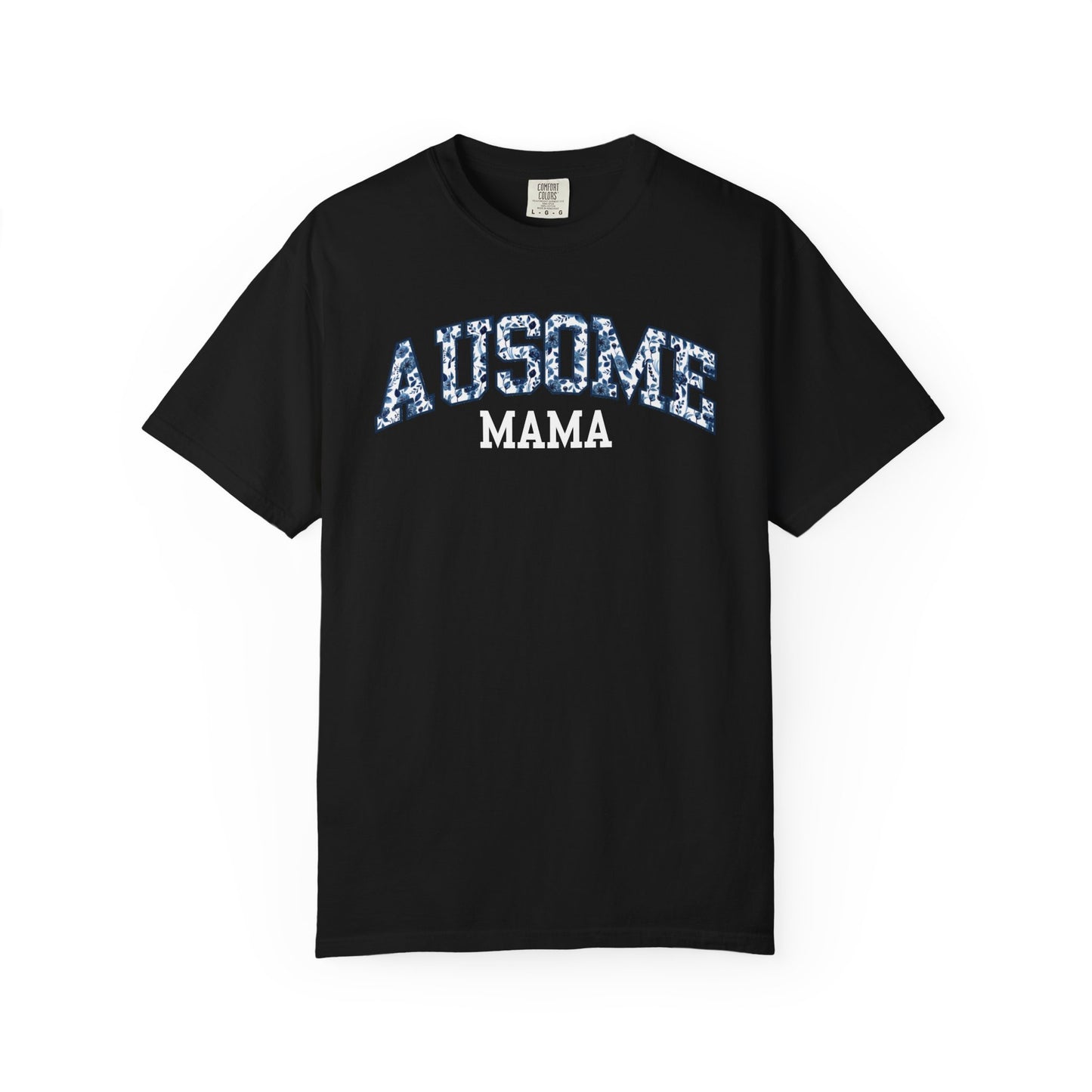 Floral Ausome Mama Autism Shirt