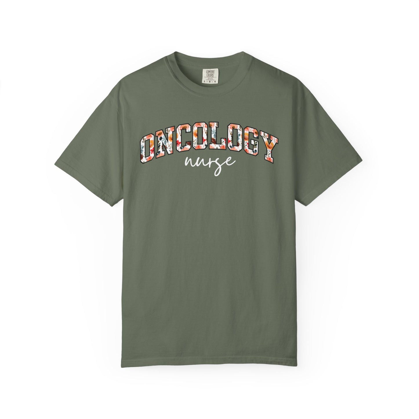 Floral Oncology Nurse Shirt