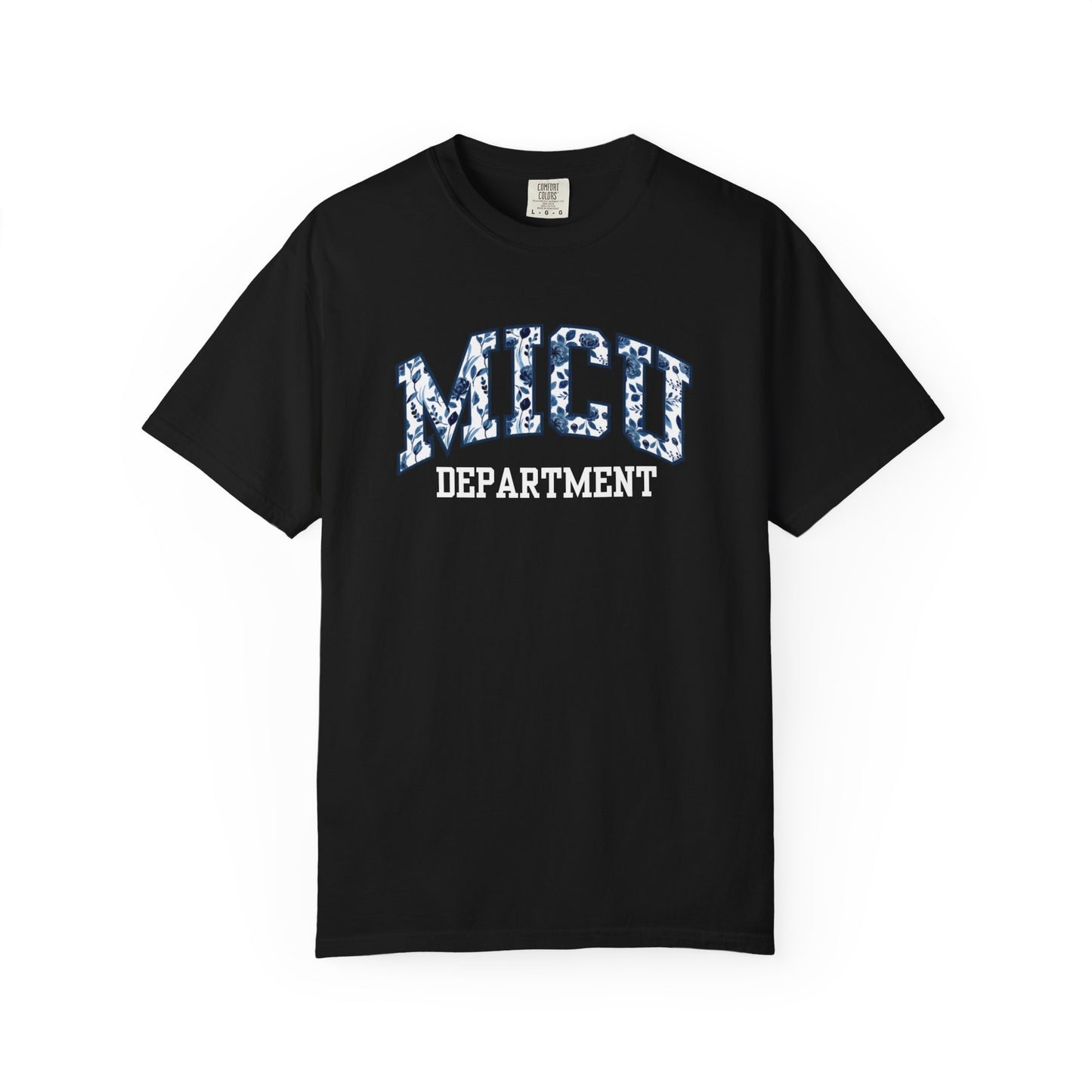 Floral MICU Department Shirt