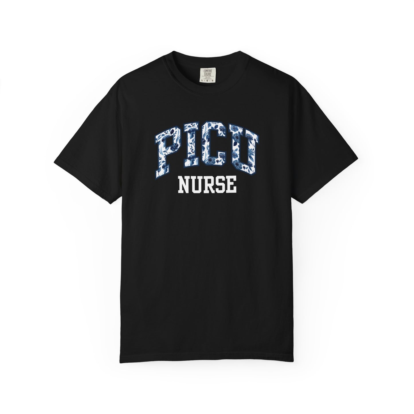 Floral PICU Nurse Shirt
