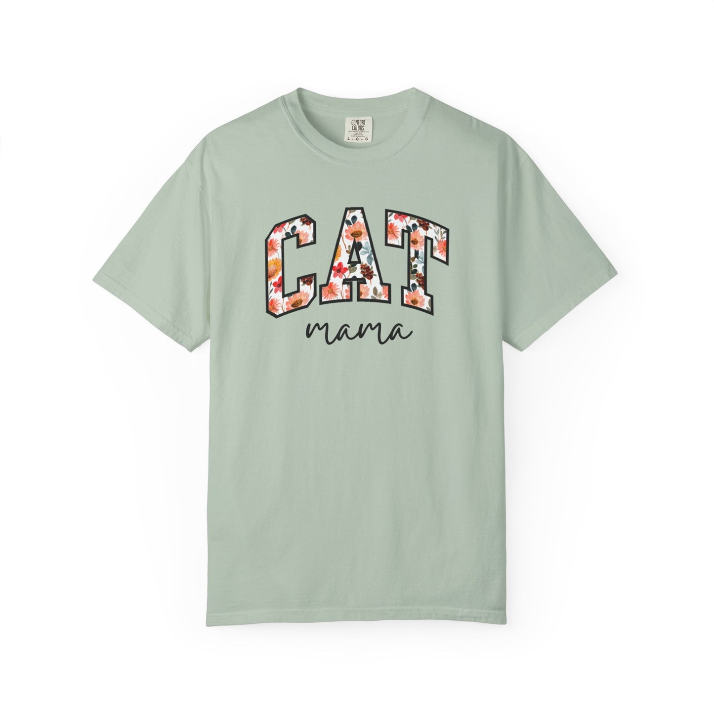 Floral Cat Mama Shirt
