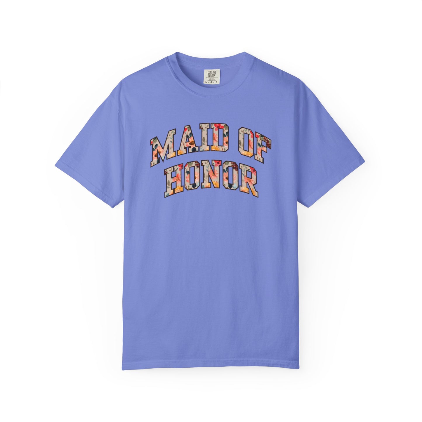 Floral Maid of Honor Shirt