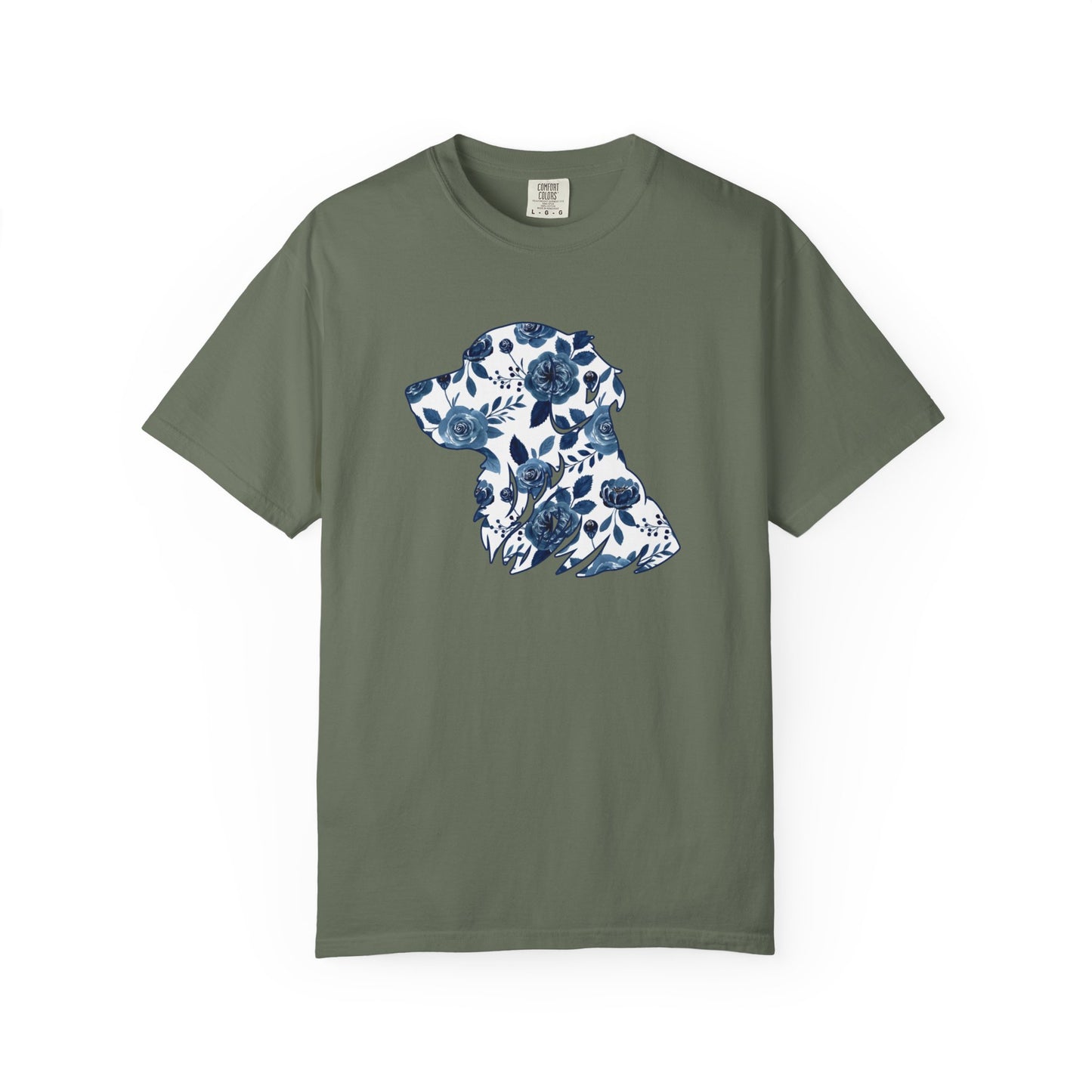 Floral Golden Retriever Shirt
