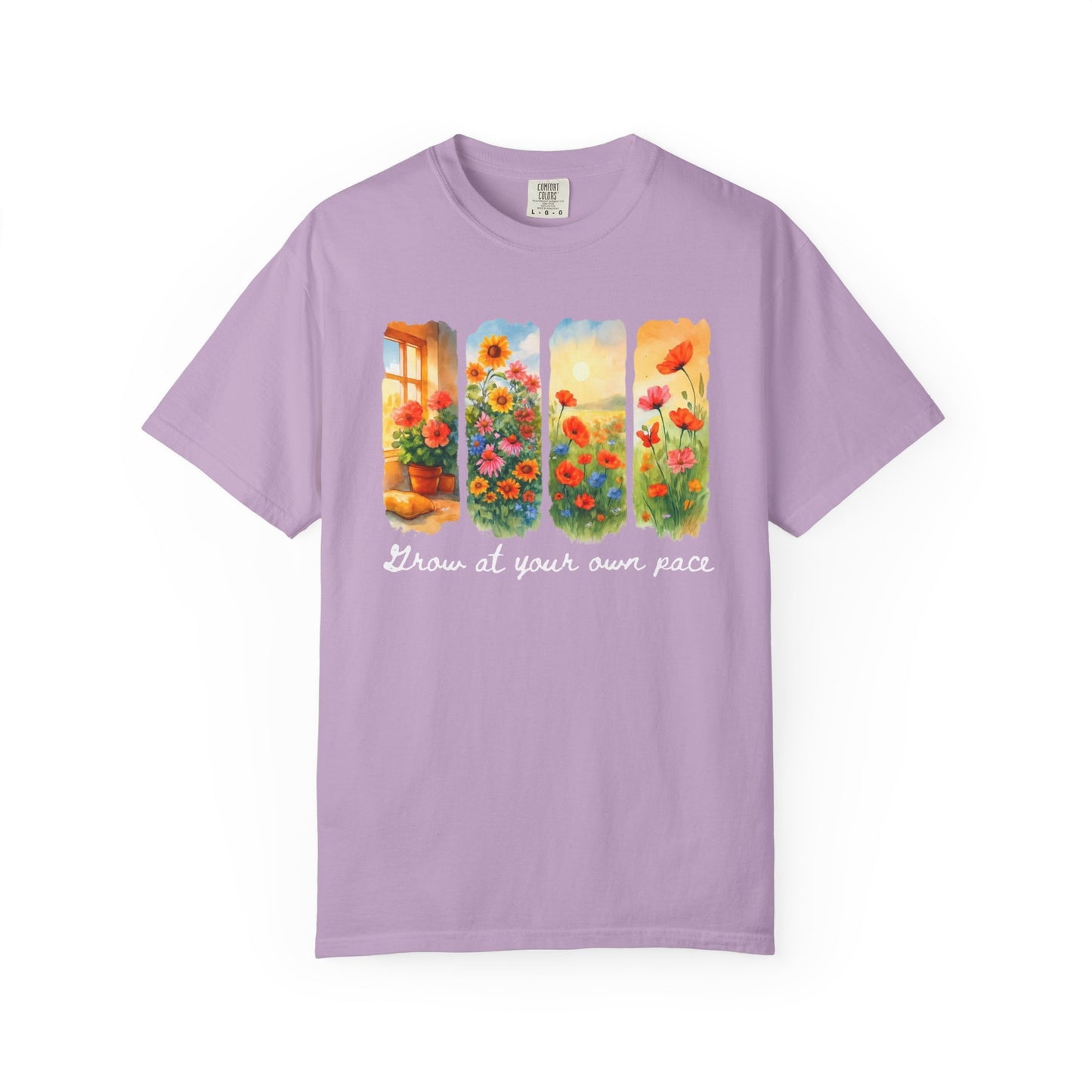 Floral Grow At Your Own Pace Shirt
