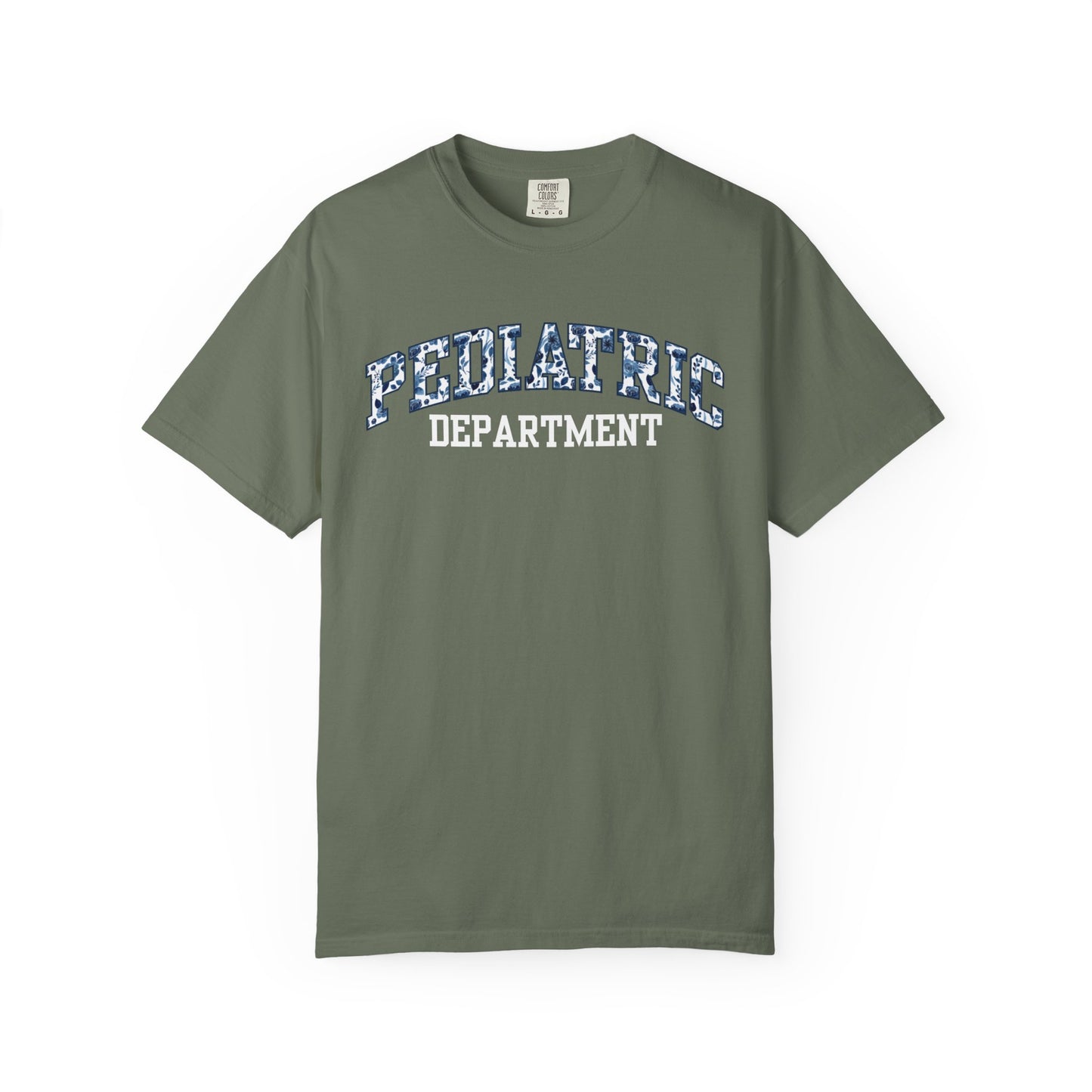 Floral Pediatric Department Shirt