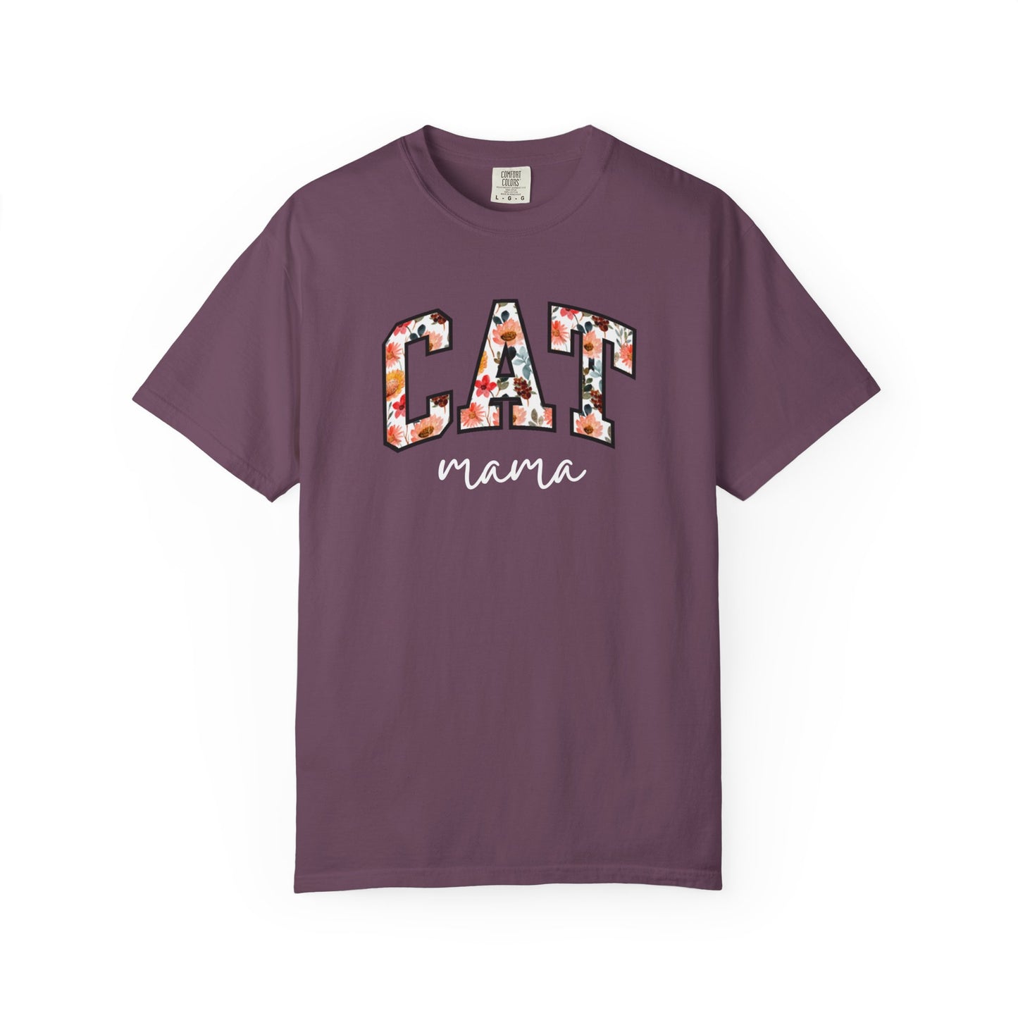 Floral Cat Mama Shirt