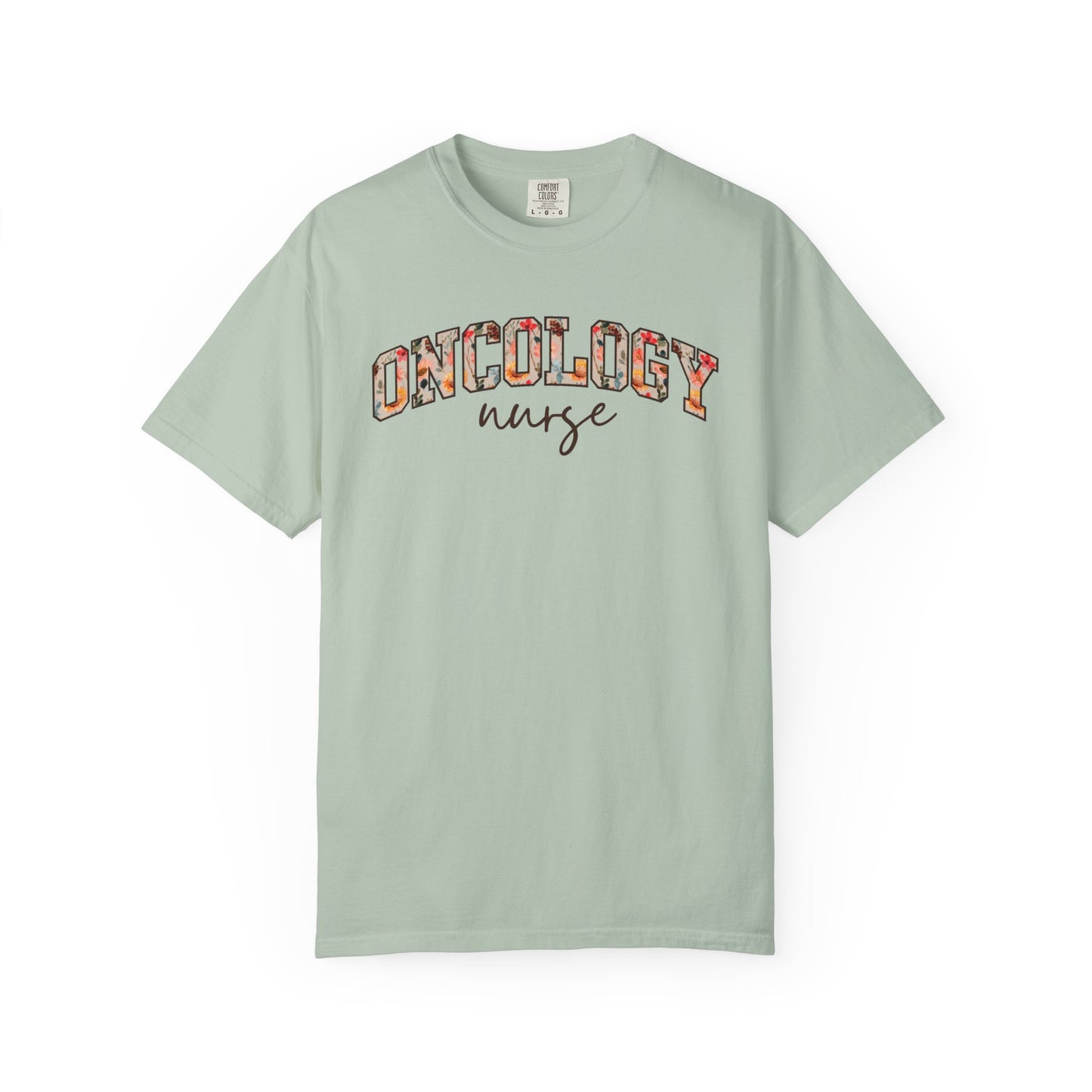 Floral Oncology Nurse Shirt