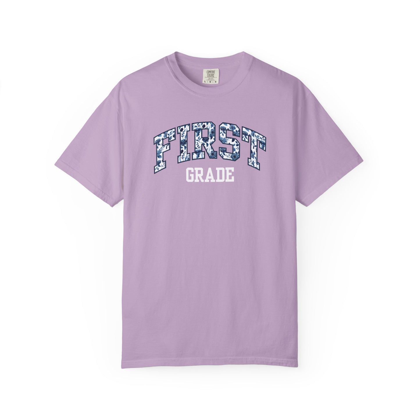 Floral First Grade Teacher Shirt