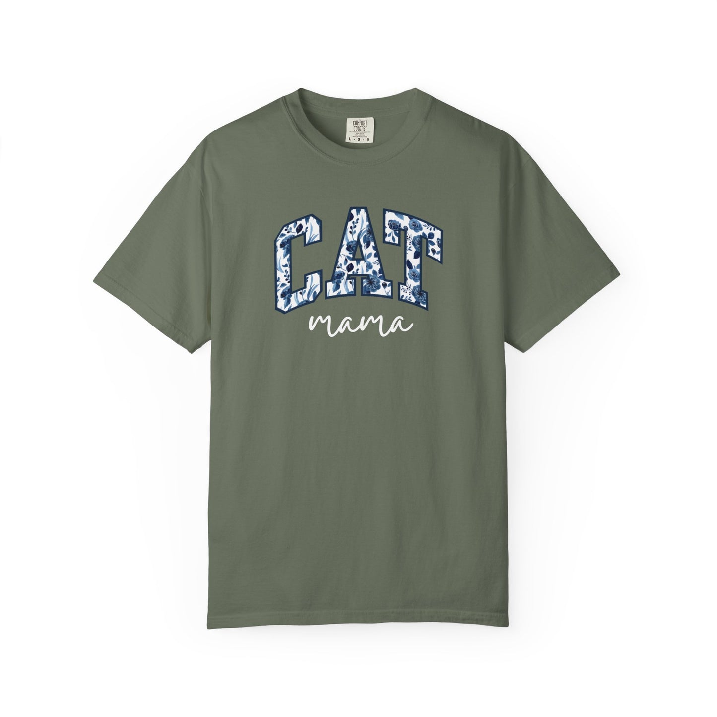 Floral Cat Mama Shirt