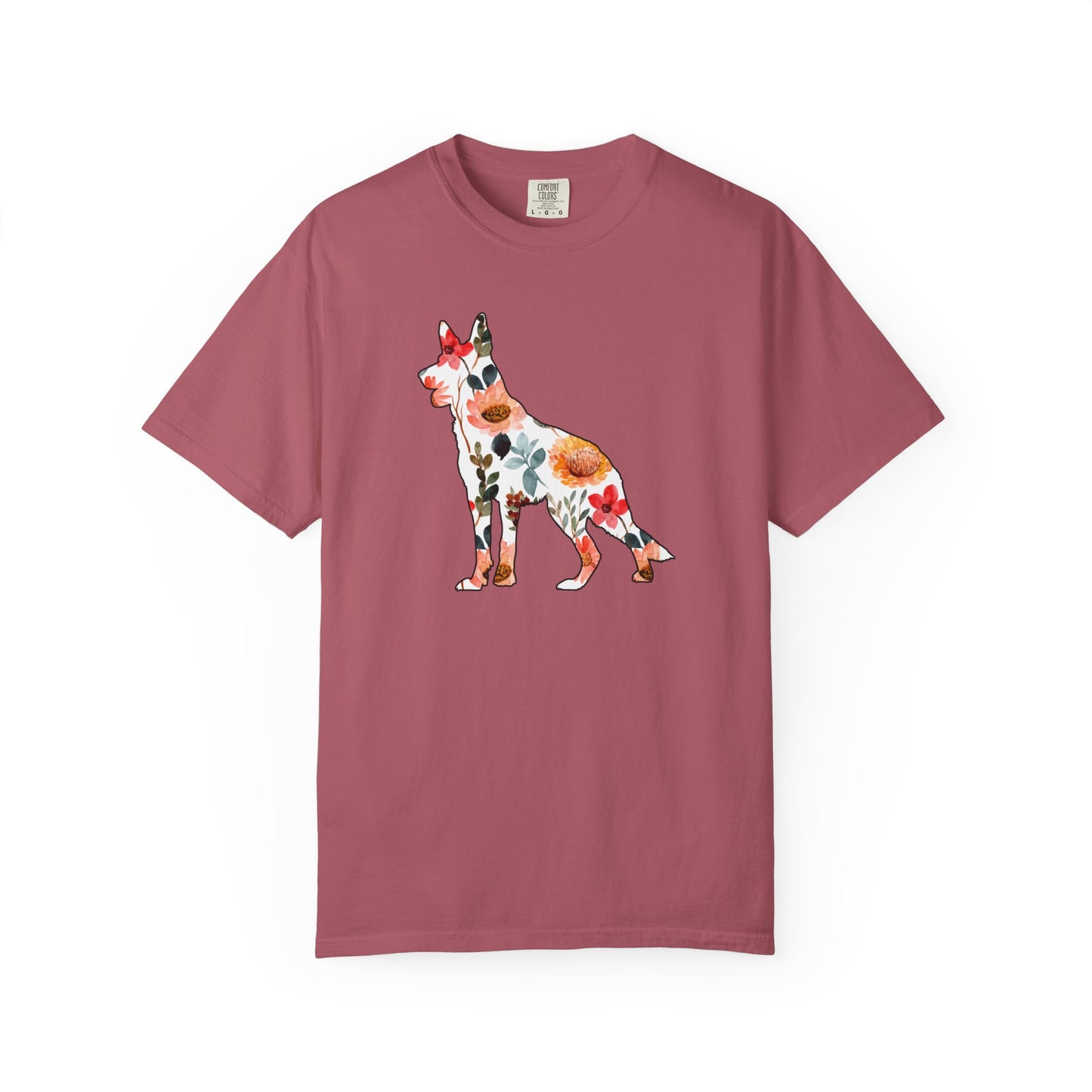 Floral German Shepherd Shirt