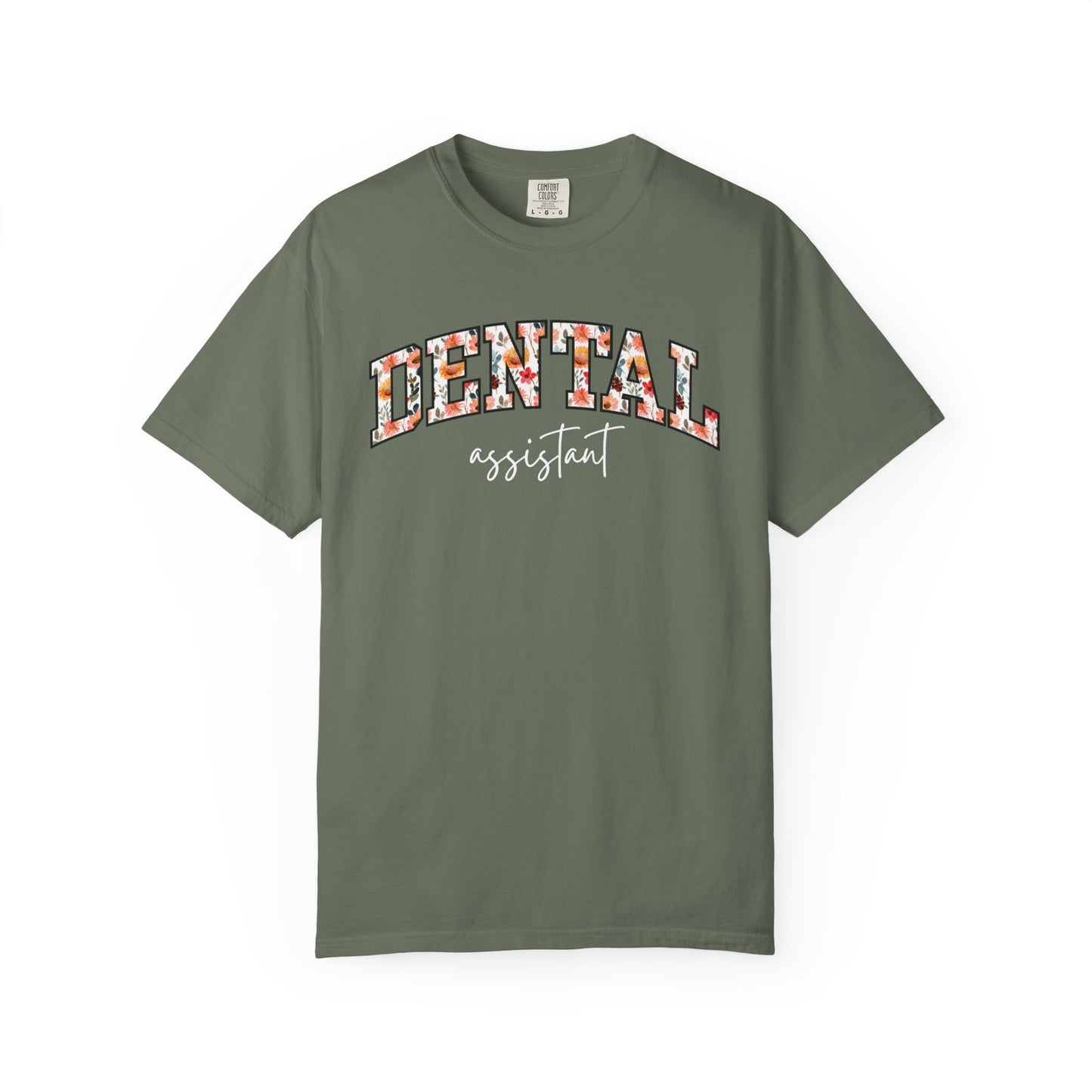 Floral Dental Assistant Shirt