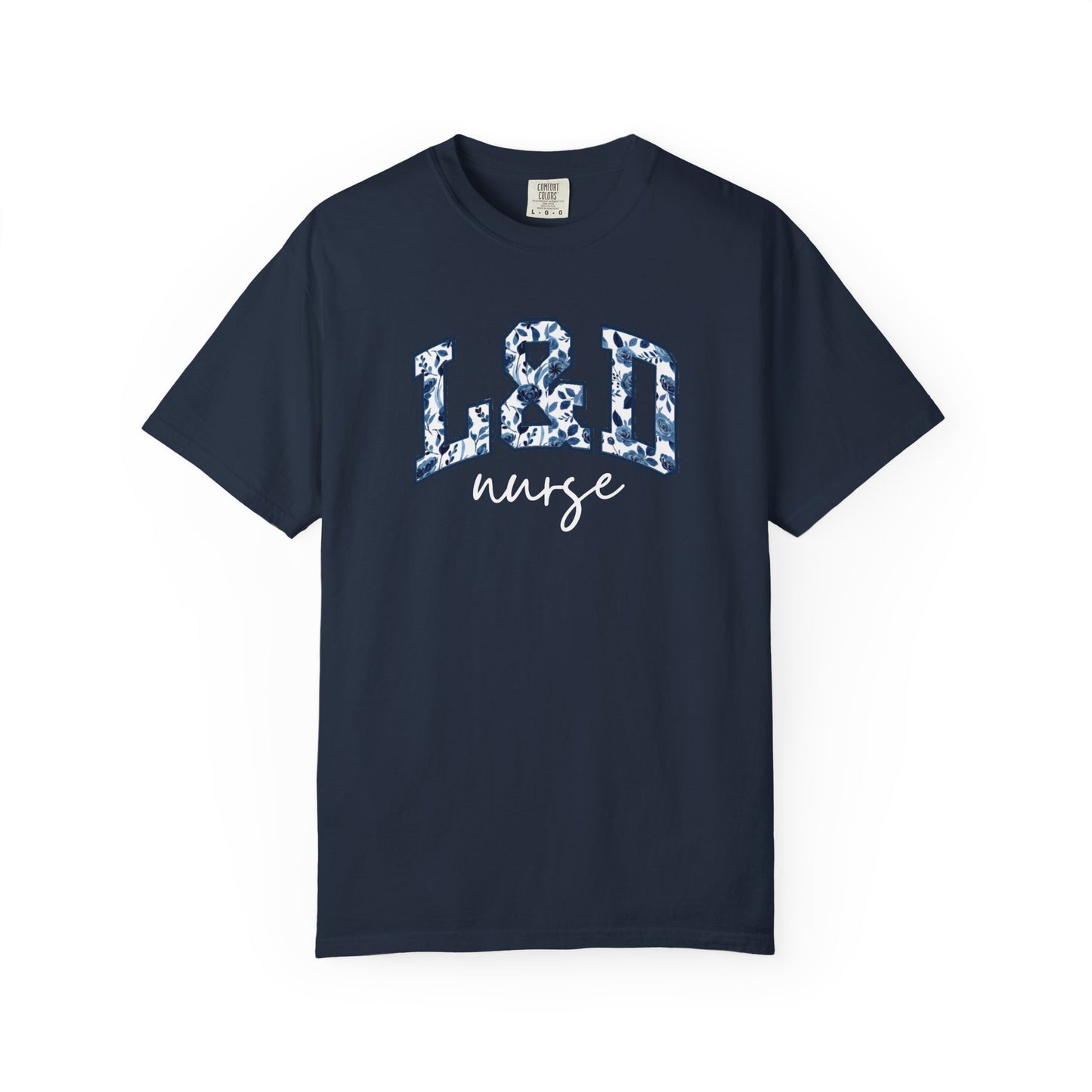 Floral L&D Nurse Shirt