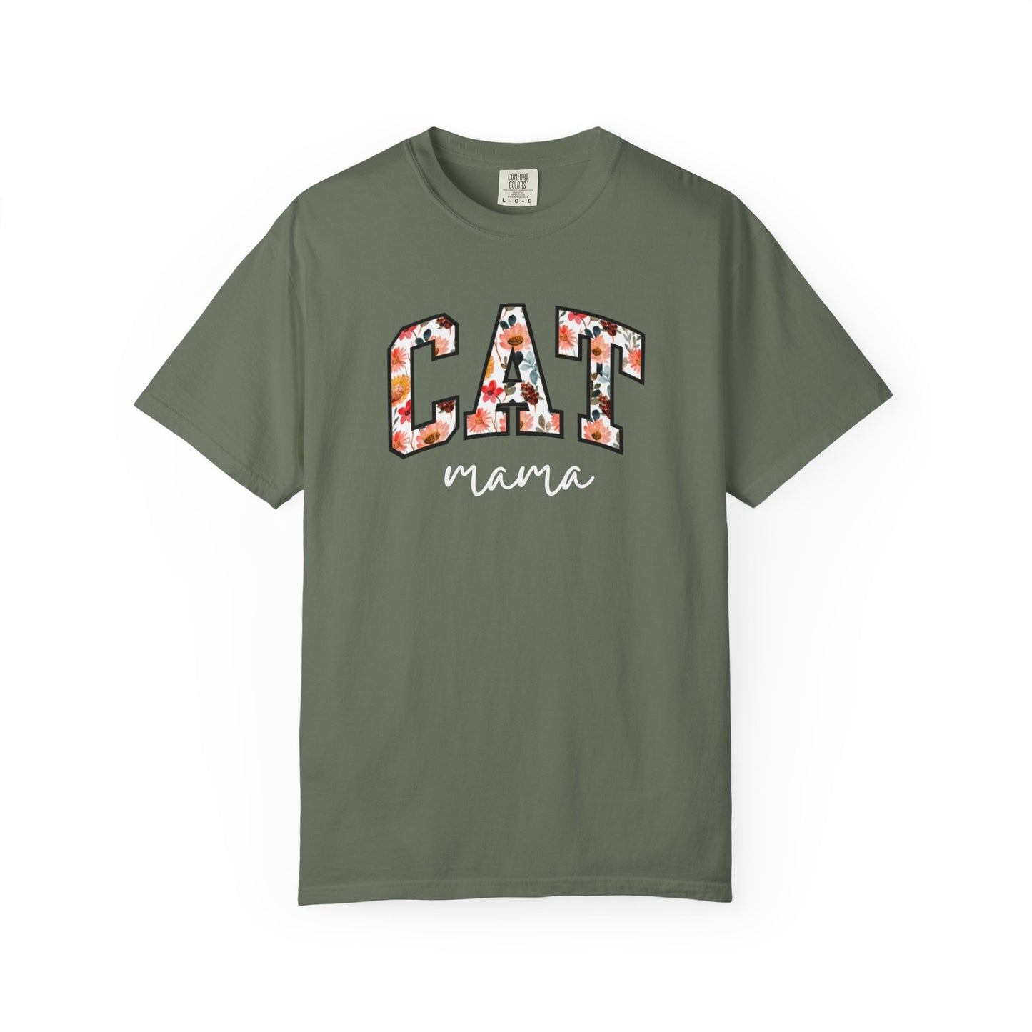 Floral Cat Mama Shirt